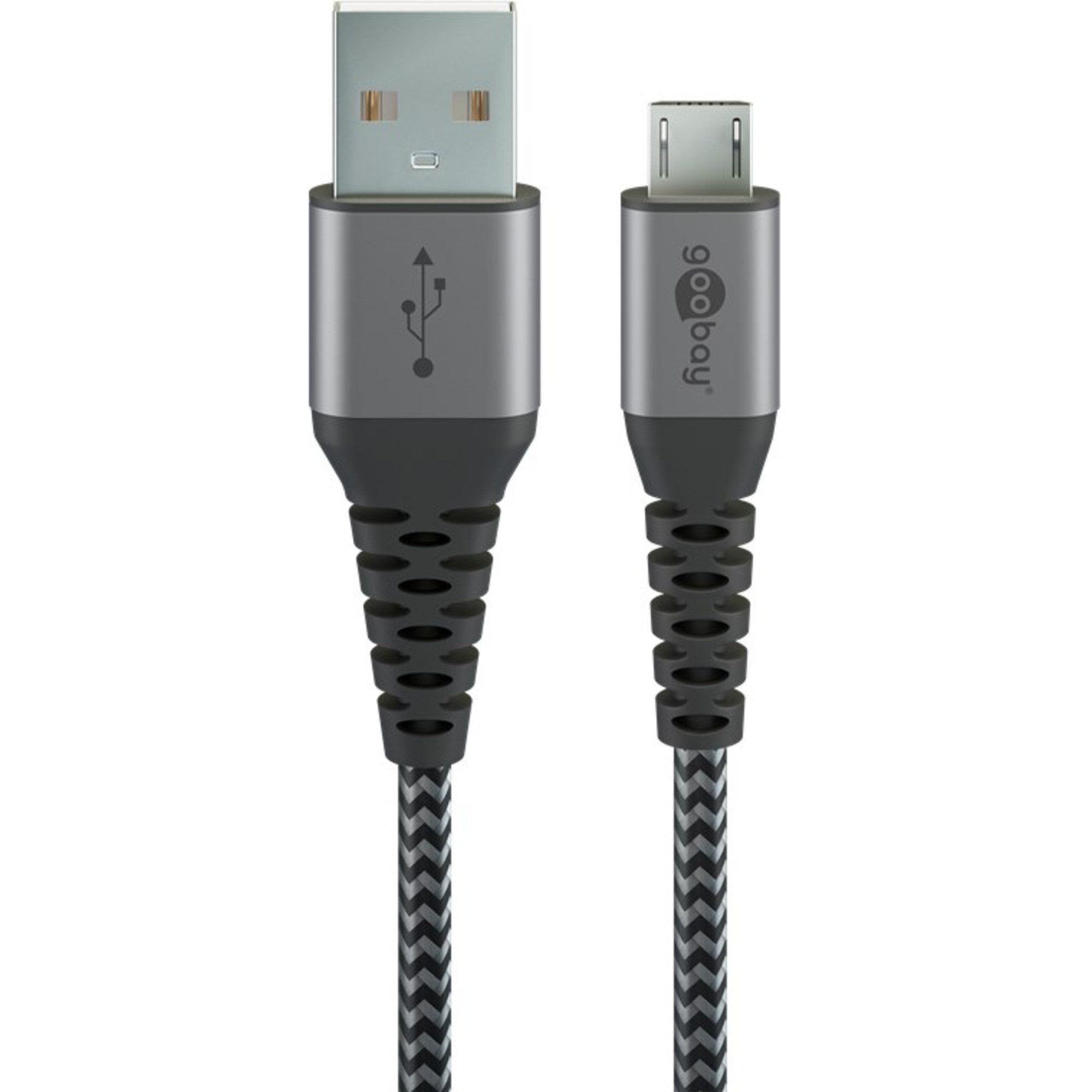 goobay USB 2.0 Kabel, USB-A Stecker > Micro-USB Computer-Kabel