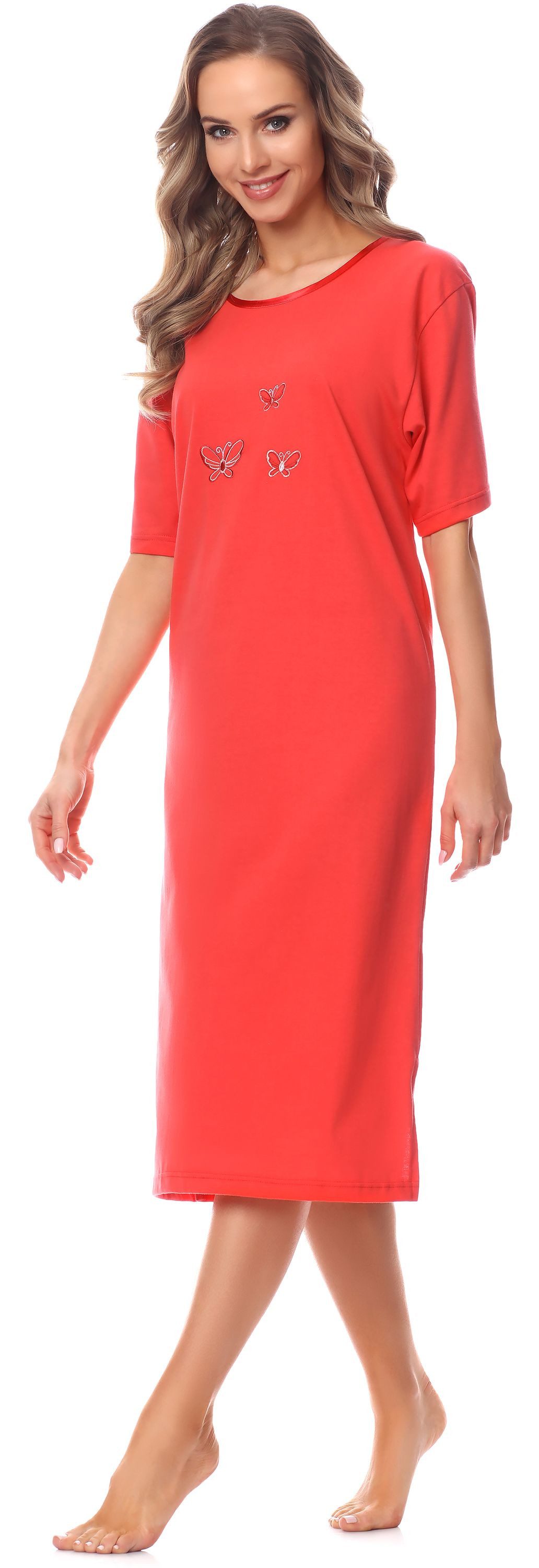 Merry Style Nachthemd Damen Kurzarm Nachthemd 91LW1 (1-tlg)