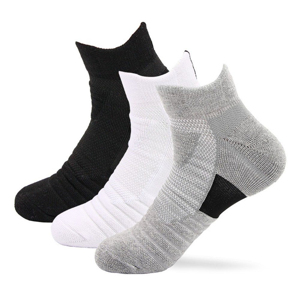 4 & Arbeitssocken,Quarter Socken (4-Paar) Sportsocken Grau Herren Dekorative Sneakersocken Paar,Damen Lauf