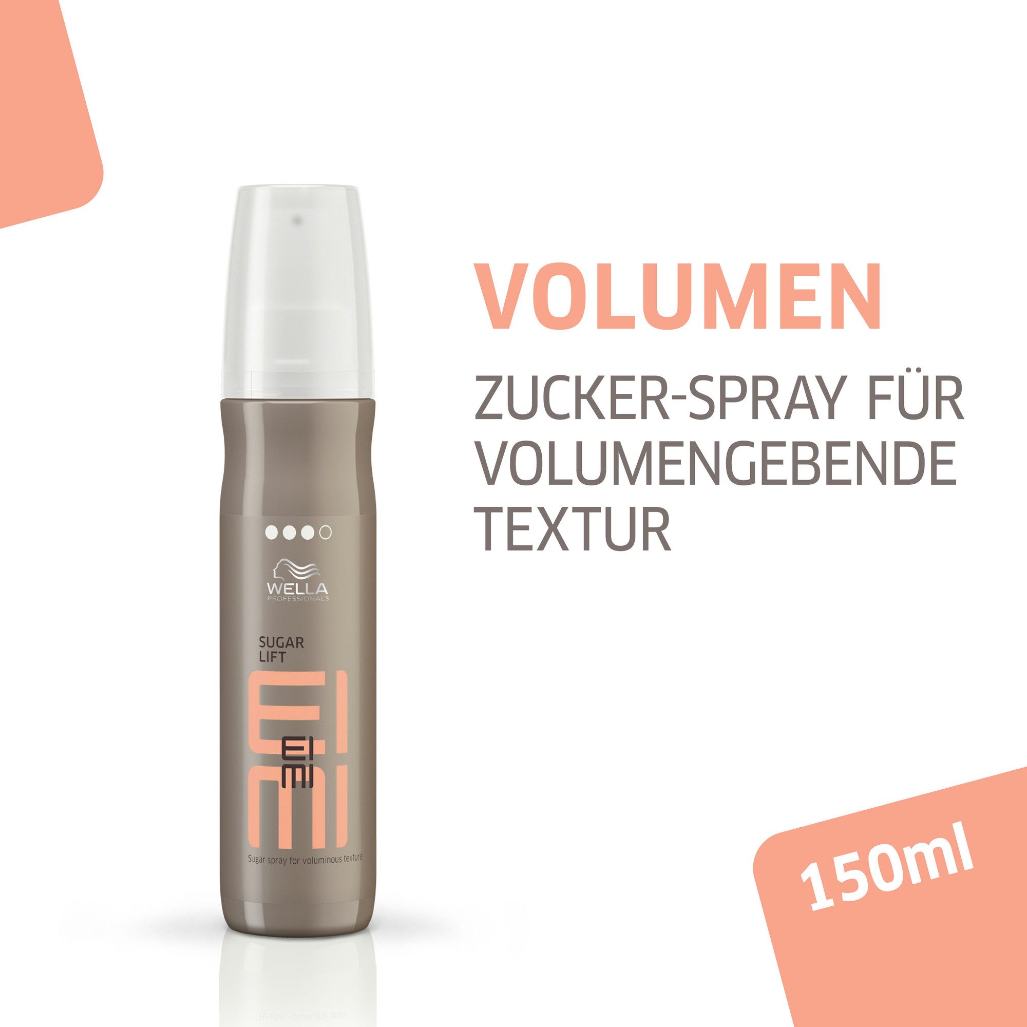 Wella Professionals Volumenspray EIMI SUGAR LIFT, mehr Volumen, griffige Textur, zur Betonung von Locken