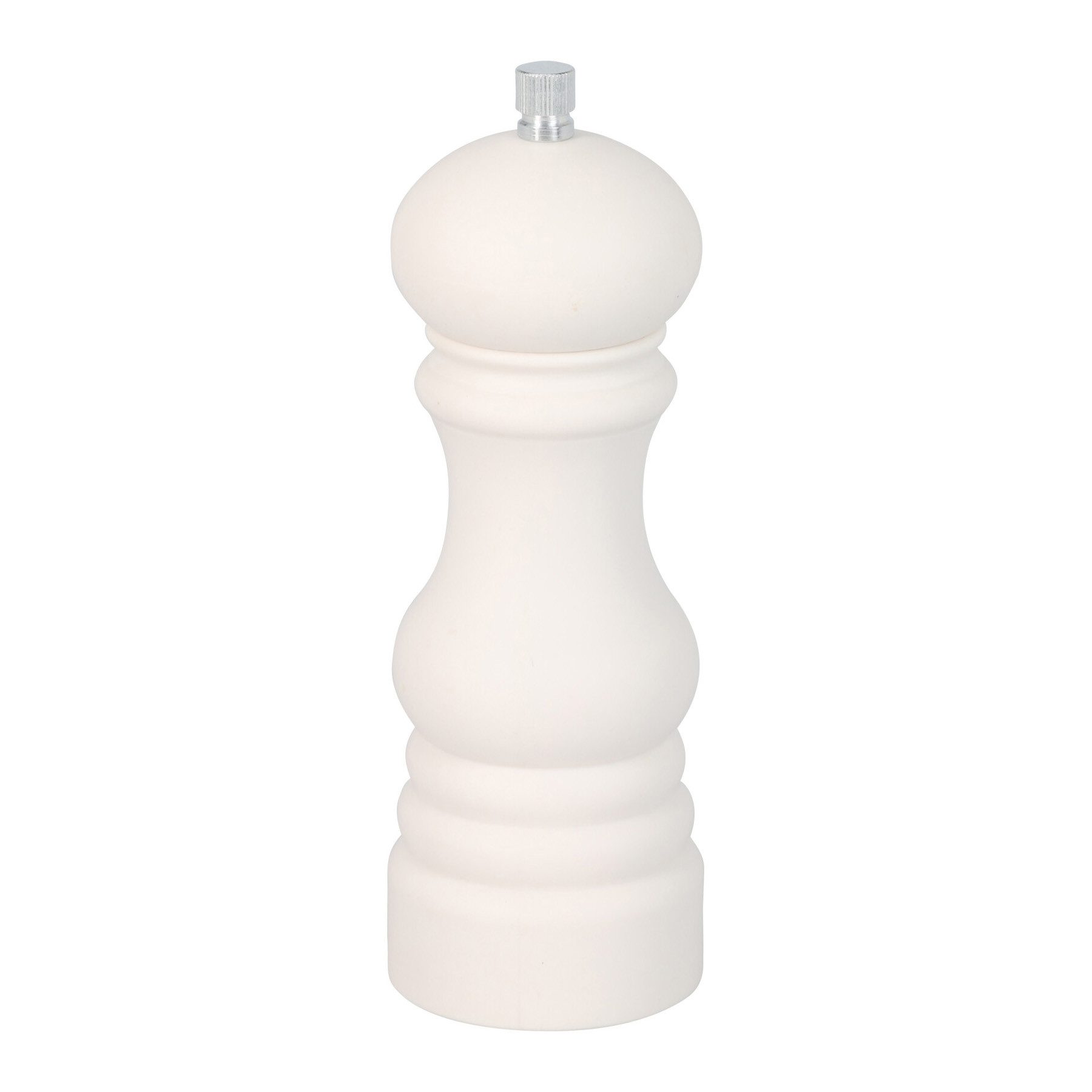 HAC24 Gewürzmühle 2er Set Salz Pfeffer Mühle Pfeffermühle Salzmühle manuell, aus Polystyrol Ø 6 x 17,5 cm Schwarz Weiß – Bild 2 von 4