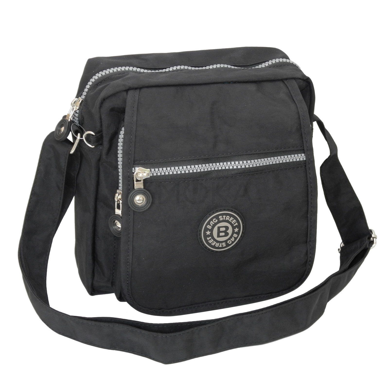 BAG STREET Umhängetasche Bag Street - Crinkle Damen Umhängetasche Stofftasc günstig online kaufen