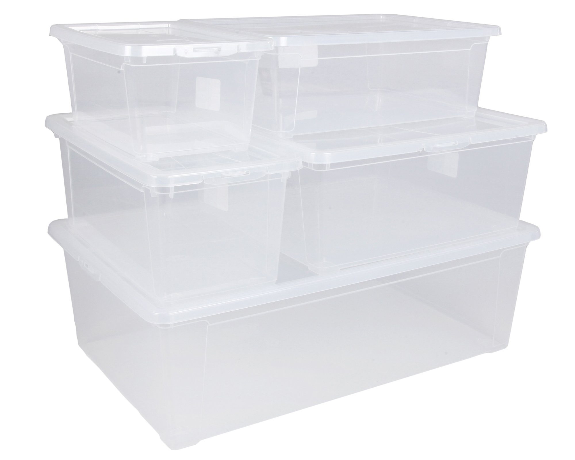 ONDIS24 Aufbewahrungsbox Utensilienbox Schuhbox Aufbewahrungsbox Lagerbox Allzweckbox Easy L – Bild 2 von 5