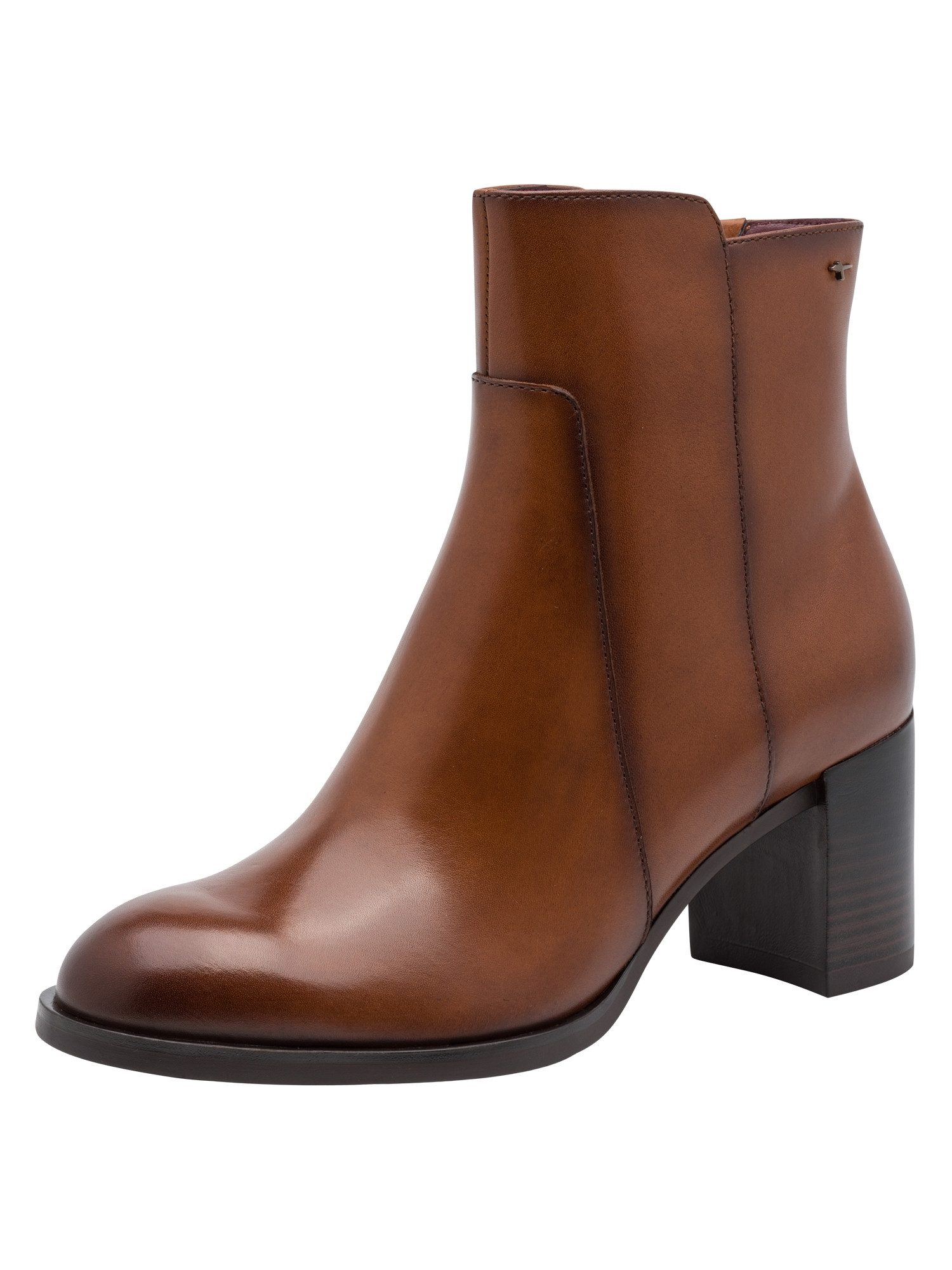 Tamaris ANTIslide, TOUCH-IT aus Leder kein Absatz Stiefelette ANTIslide