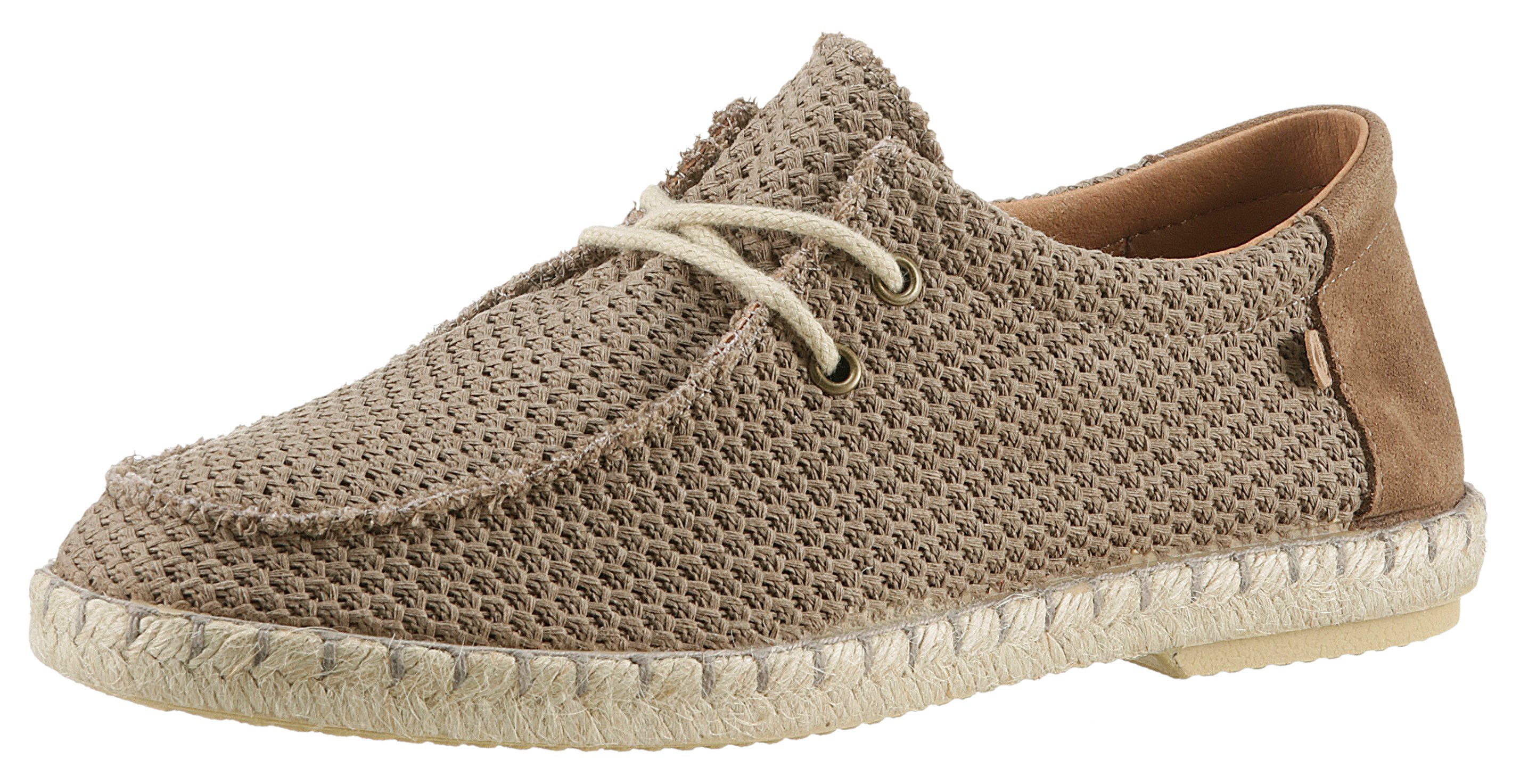 VERBENAS TRUMAN BUZZBEE Bootsschuh, Espadrilles, Sommerschuh, mit Juterahmen