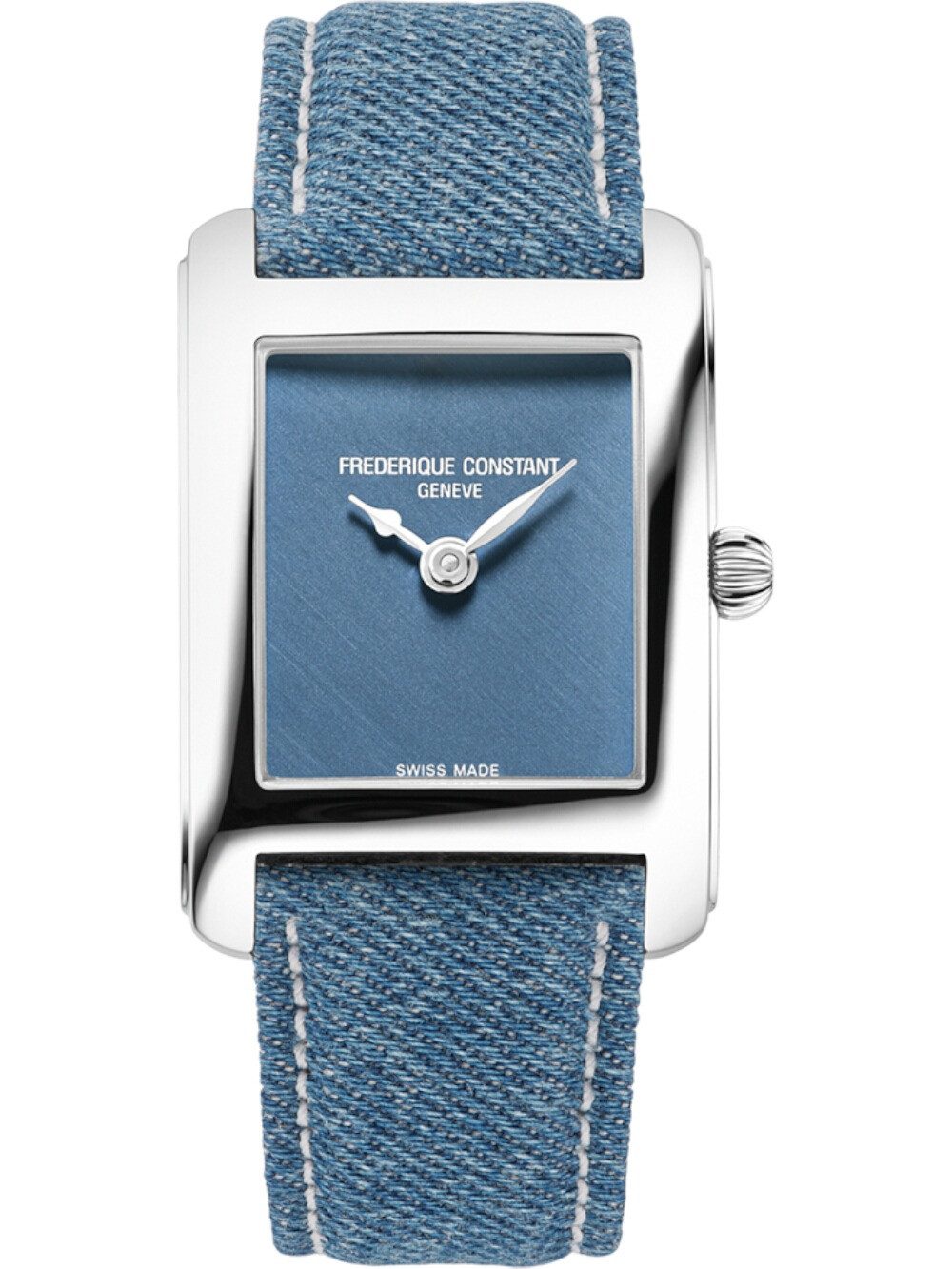 Frederique Constant Quarzuhr Frederique Constant FC-200LB2C6 Damenuhr Carree 26mm 3ATM Frederique Constant FC-200LB2C6 Damenuhr Carree 26mm 3ATM