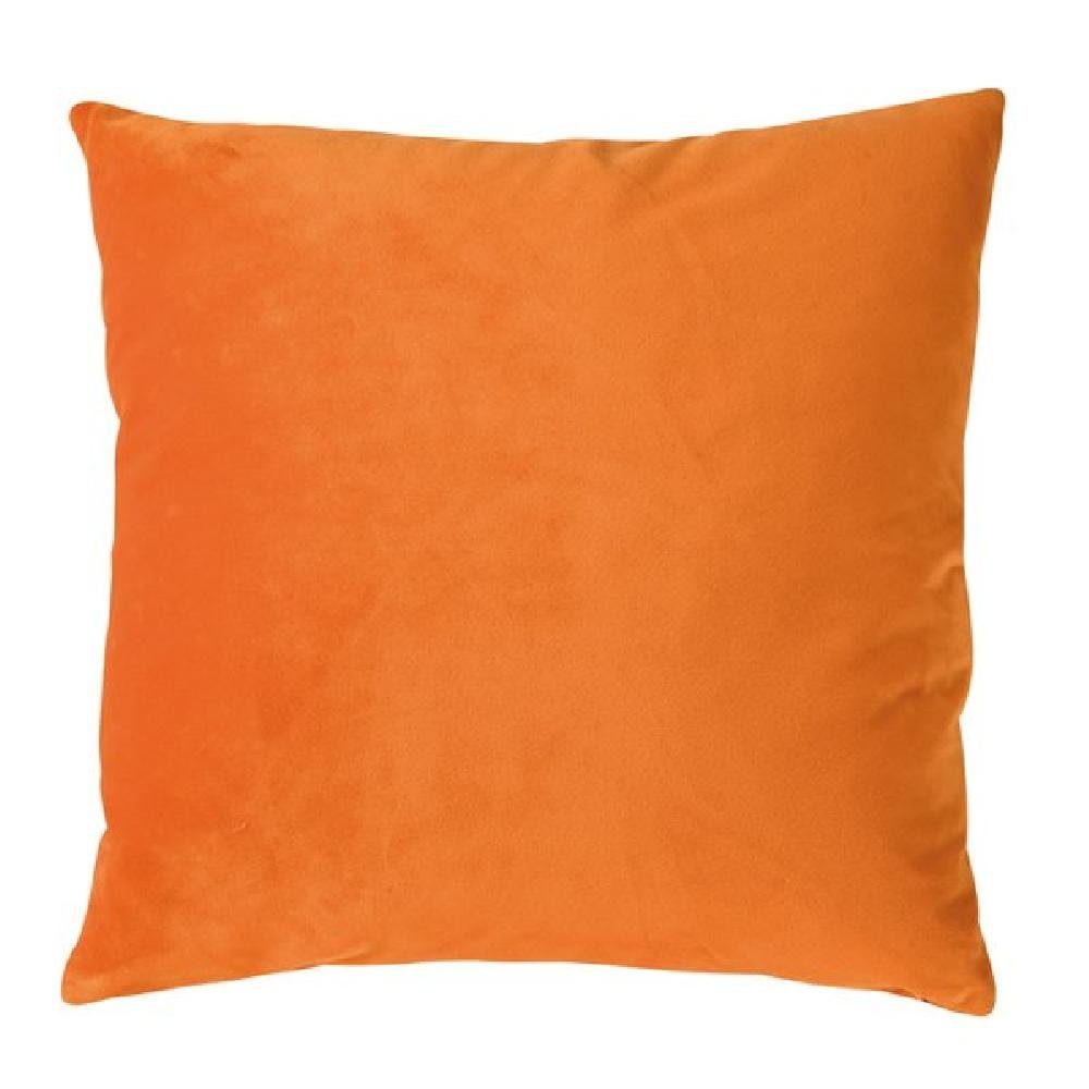 PAD Dekoobjekt Kissenhülle Samt Smooth Pumpkin Orange (40x40cm) | Deko-Objekte