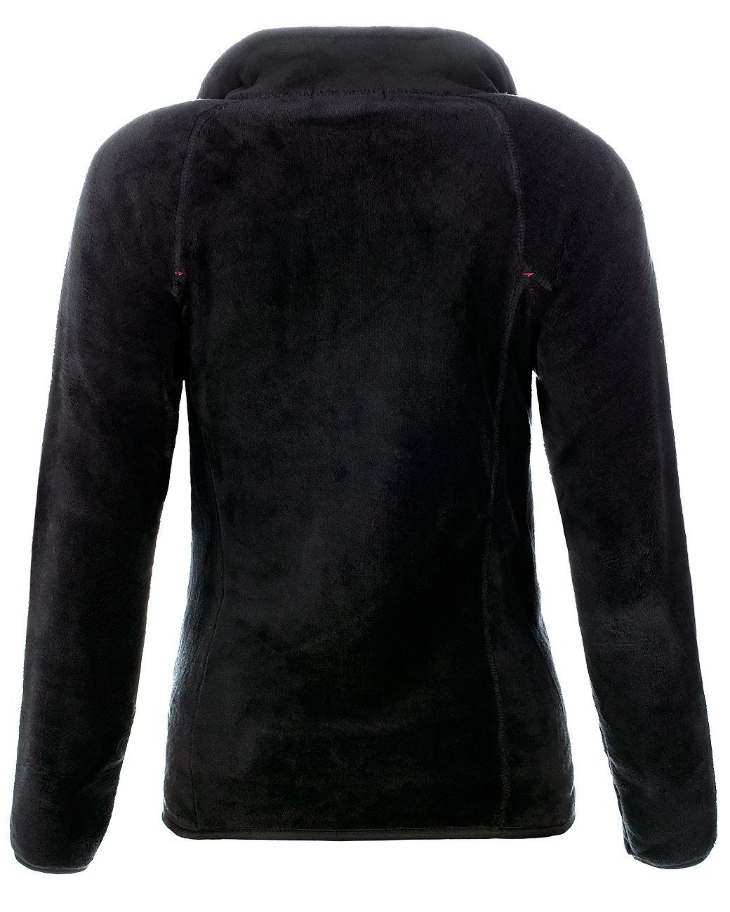 Geographical Norway Fleecejacke Kuschelige schwarz mit (1-St) Stehkragen Jacke Flauschige Outdoor baupaline