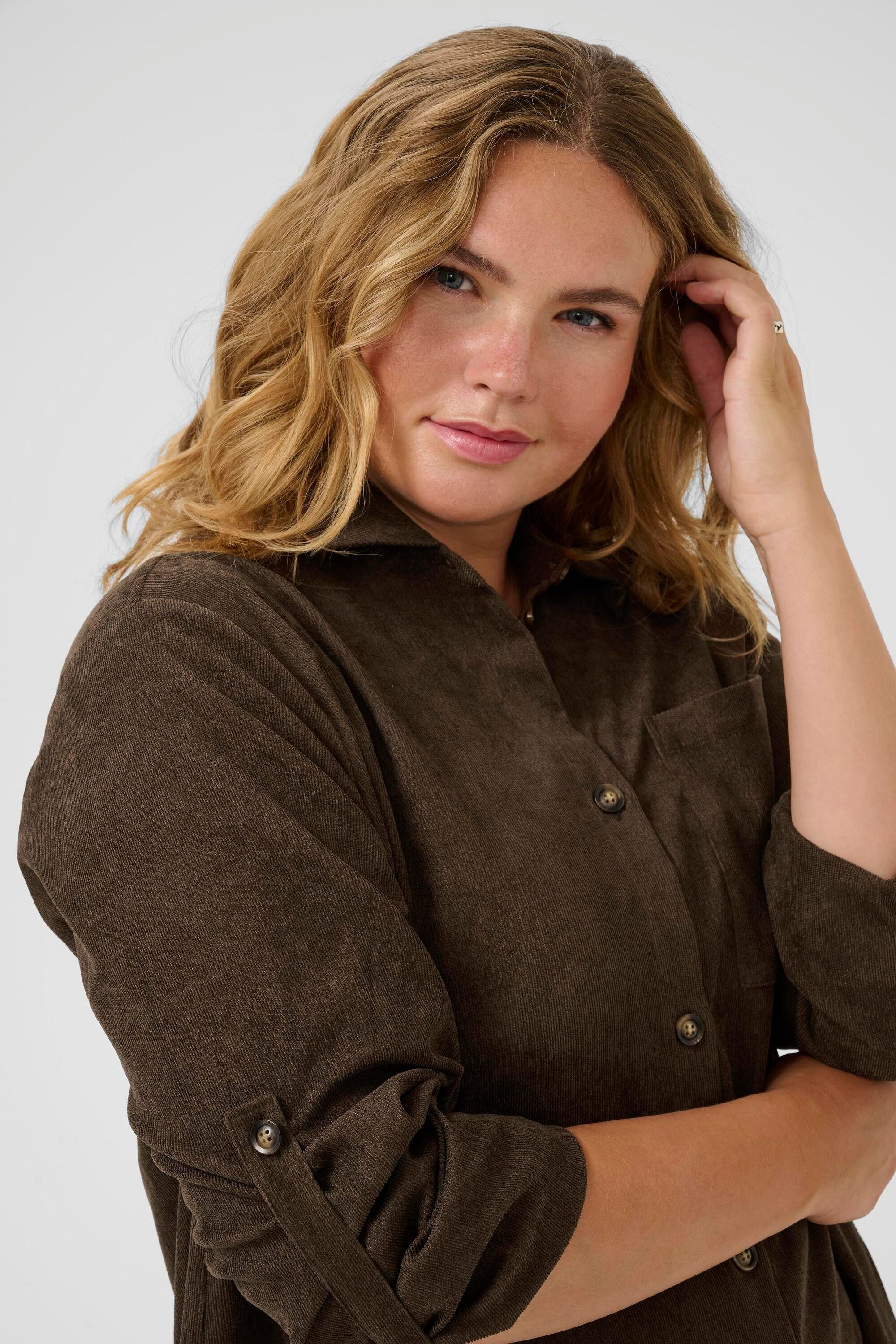 KAFFE Curve Jerseykleid Kleid KCverana Große Größen