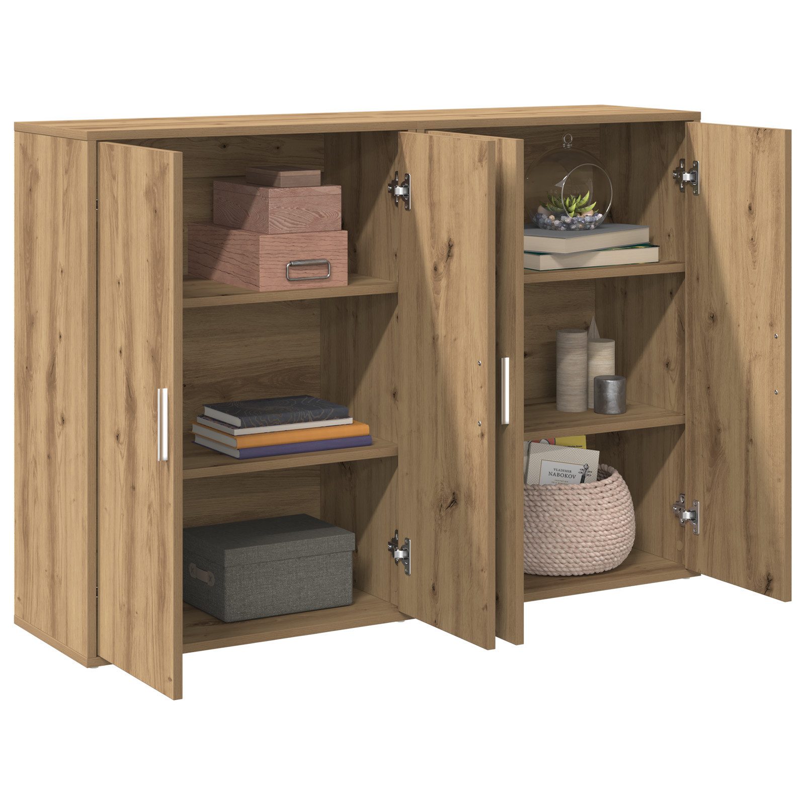 vidaXL Sideboard Sideboards 2 Stk. Artisan günstig online kaufen