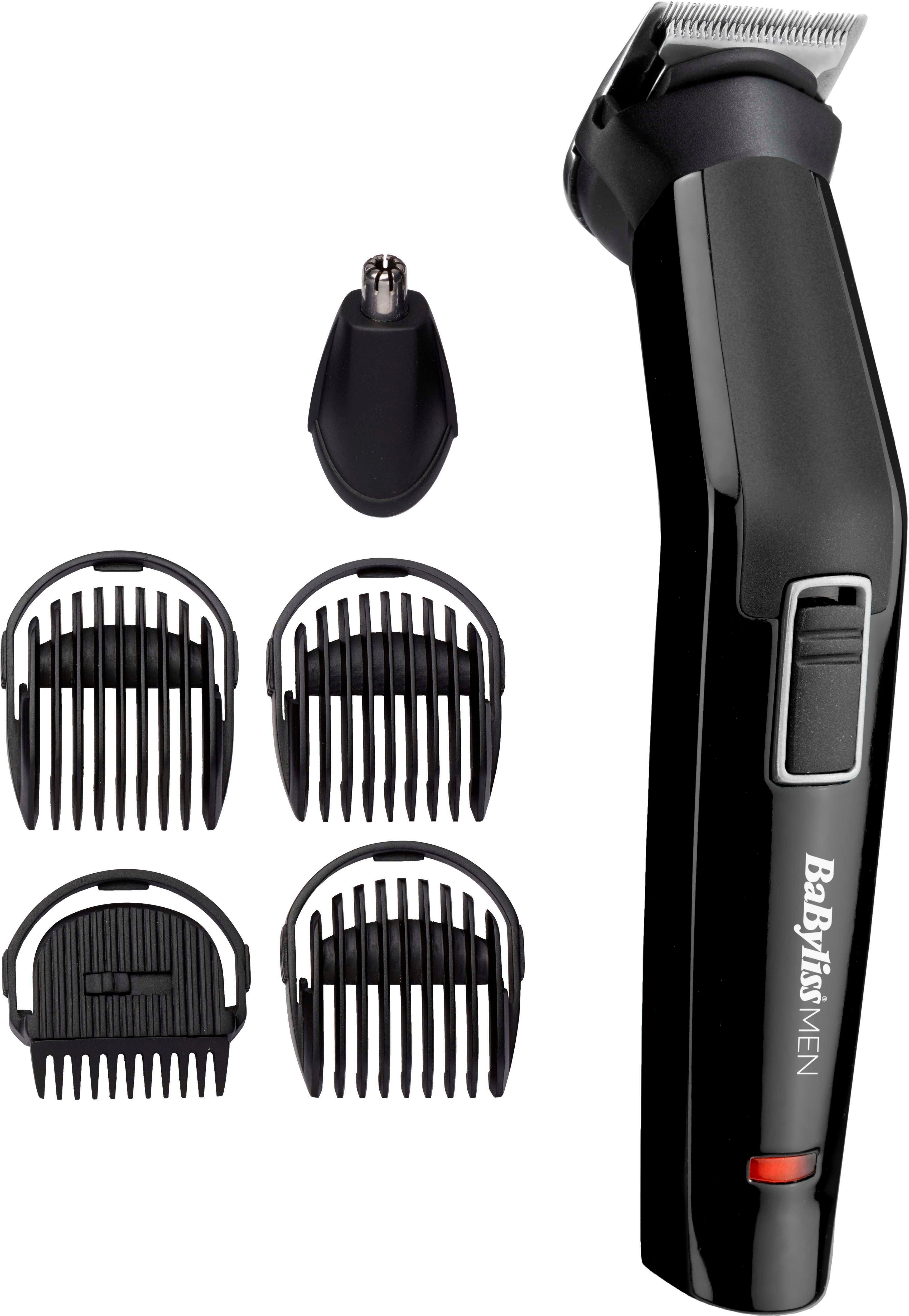 BaByliss Multifunktionstrimmer MT725E MEN, für Bart, Augenbrauen, Nasen- & Ohrenhaar