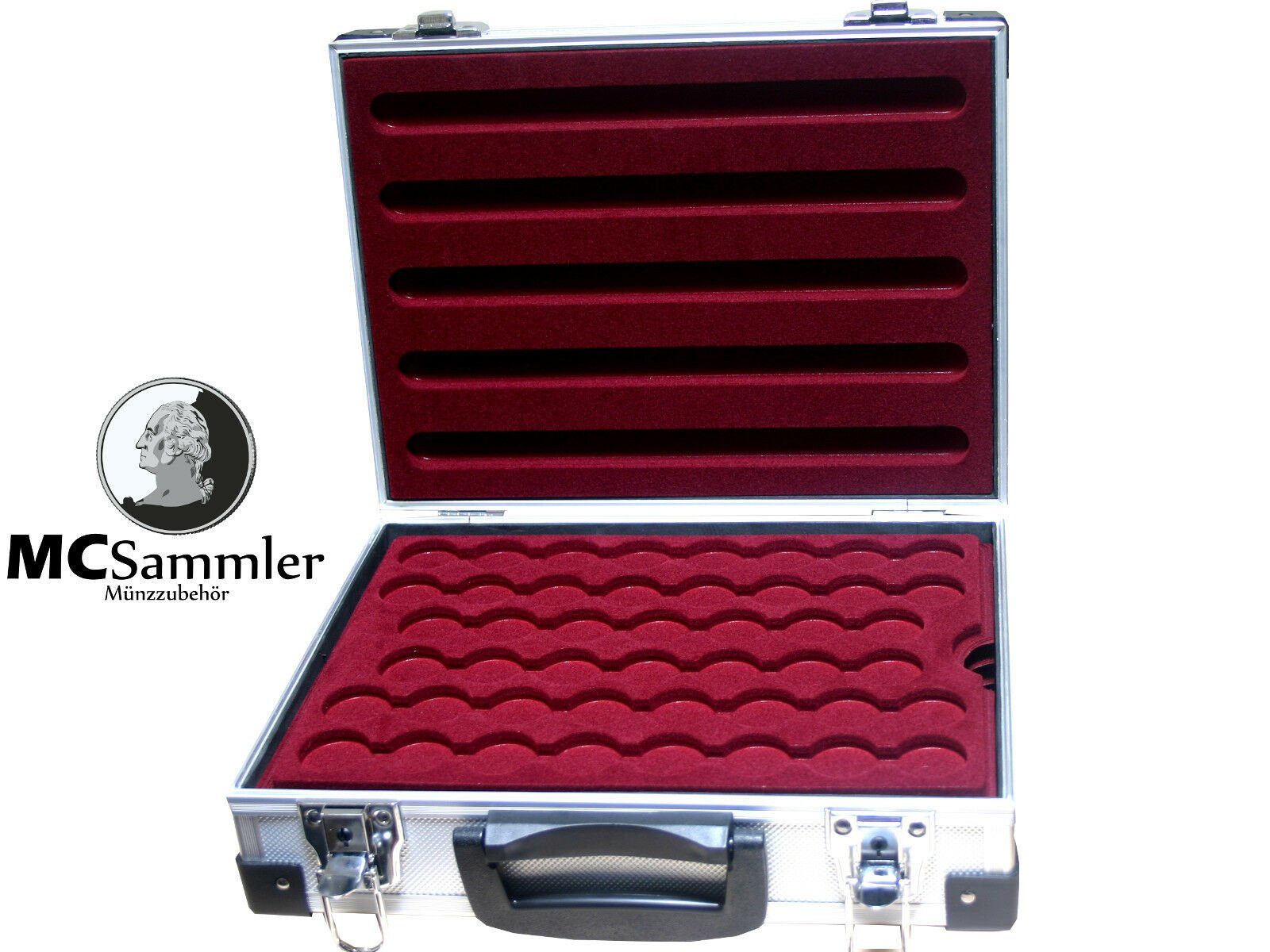 MC.Sammler Aufbewahrungsbox MC.Sammler Alu Münzkoffer für günstig online kaufen
