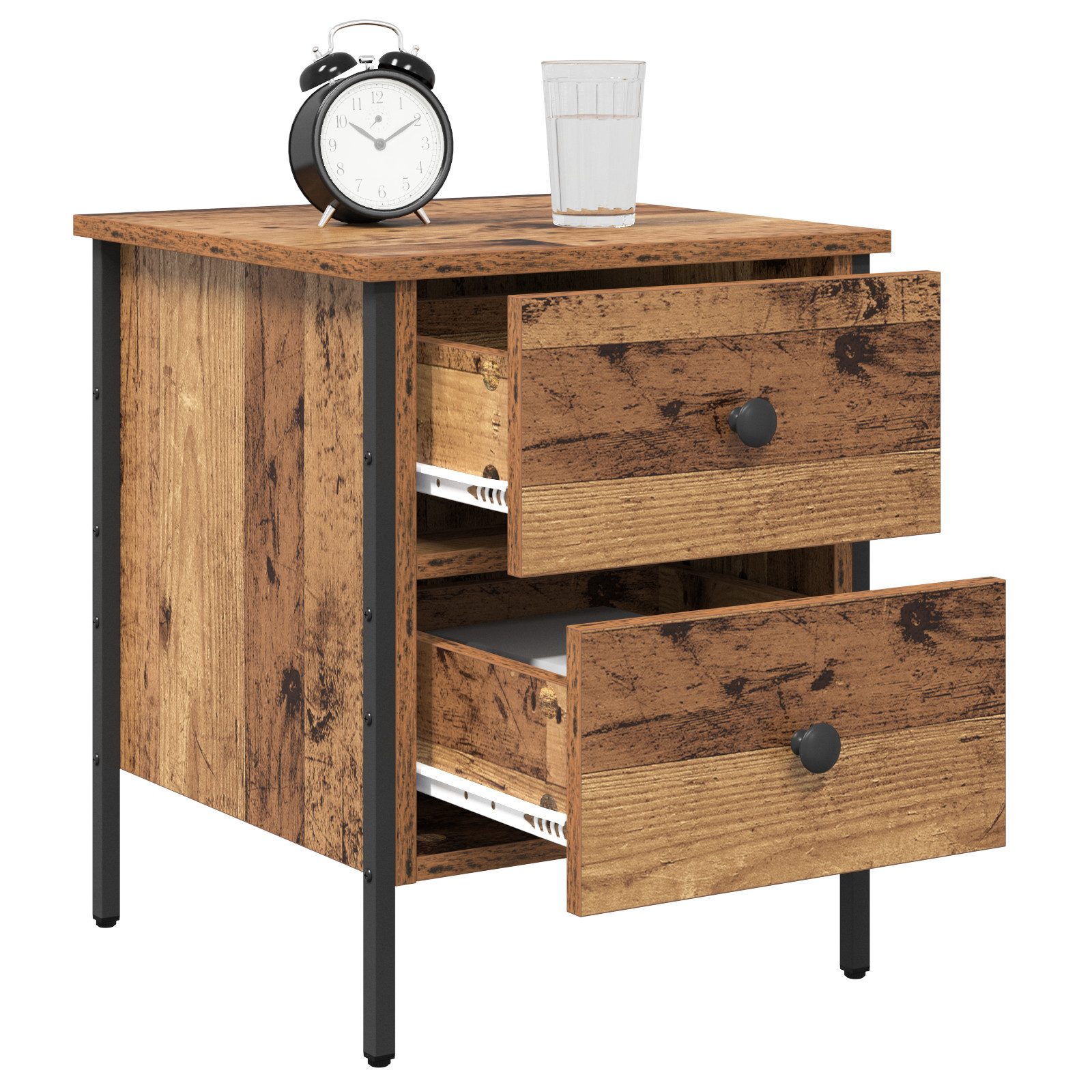 vidaXL Nachttisch Nachttisch Alter Holz 40x42x50 günstig online kaufen