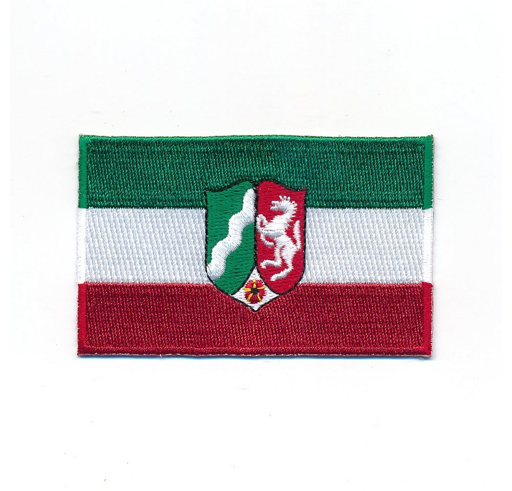 Thumbnail - hegibaer Aufnäher NRW Ruhrpott Düsseldorf Wappen Flagge Patch Aufnäher Aufbügler 1249, (4-tlg), Gute Qualität