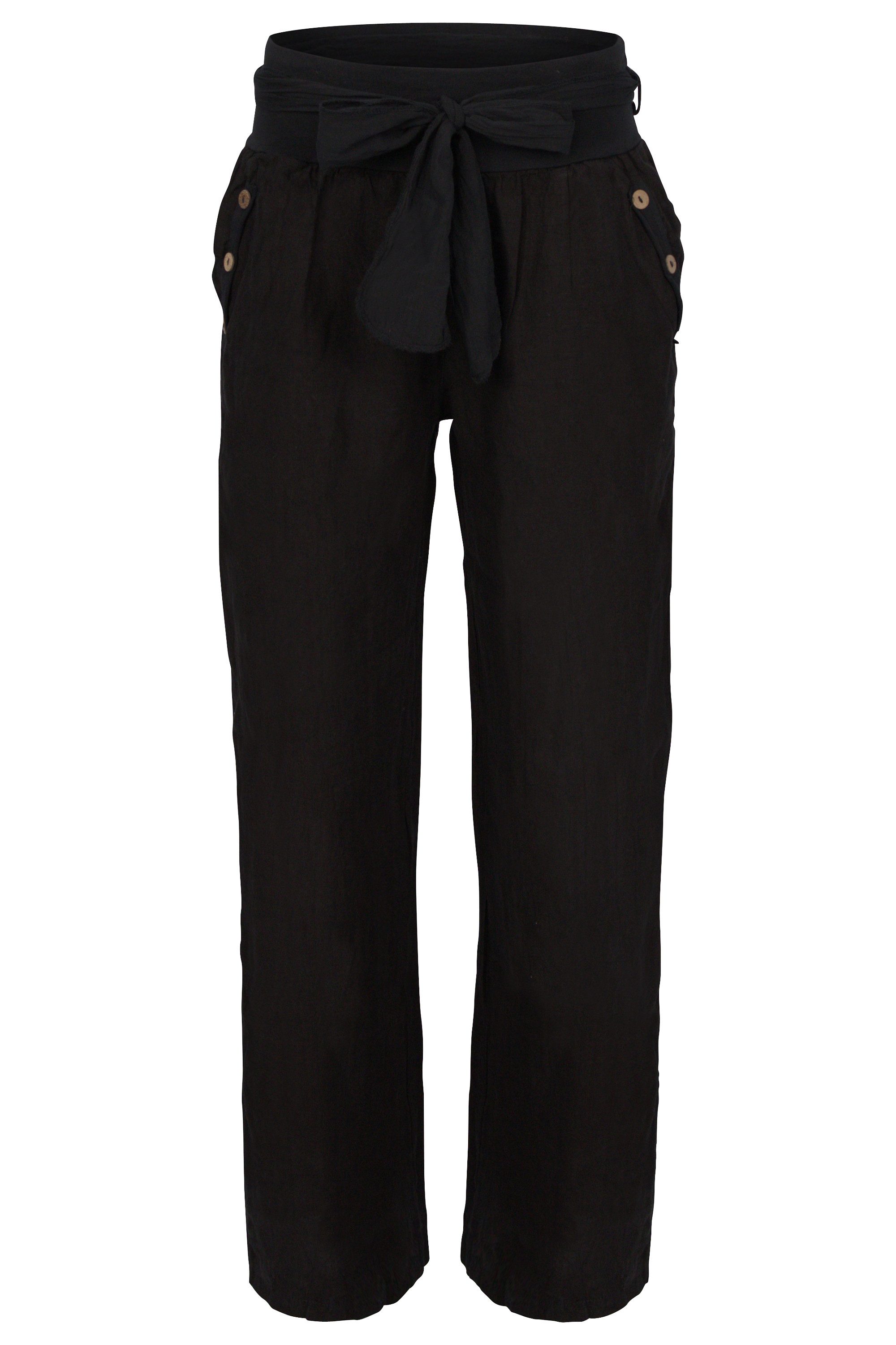 malito more than fashion Leinenhose malito Damen Hose aus Leinen, Stoffhose günstig online kaufen