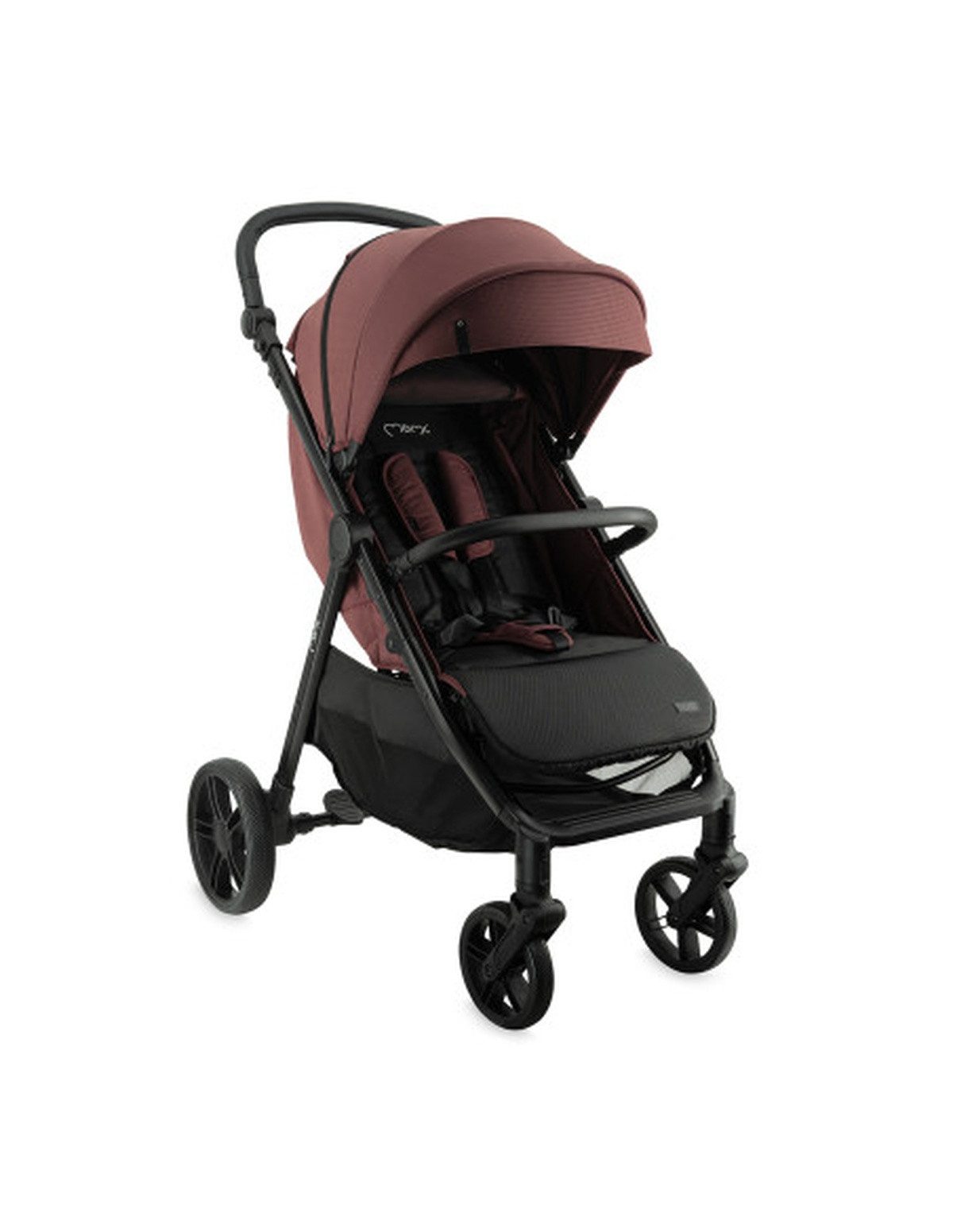 Kinder-Buggy MoMi CLARA Kinderwagen in Burgund für Kinder bis 22 kg, verstellbar
