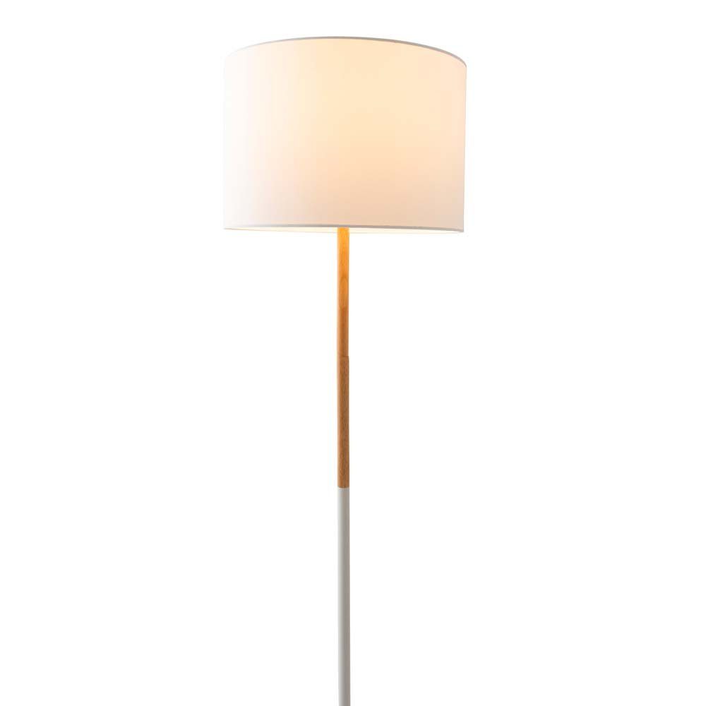 150 Kautschukbaum Stehlampe, Weiß H Stehleuchte näve Wohnzimmerlampe Standlampe Metall