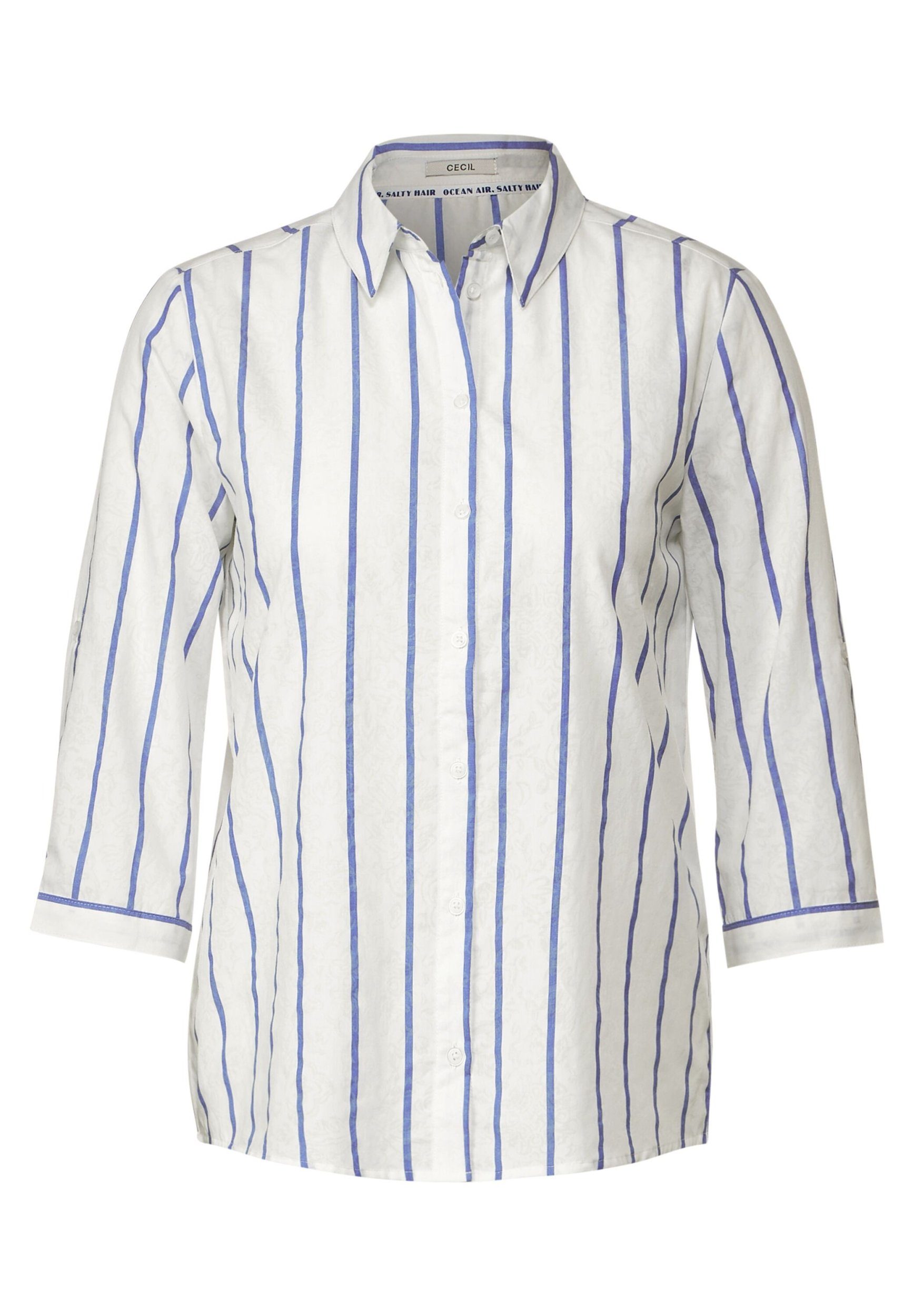 Klassische Bluse Lässige Streifenbluse