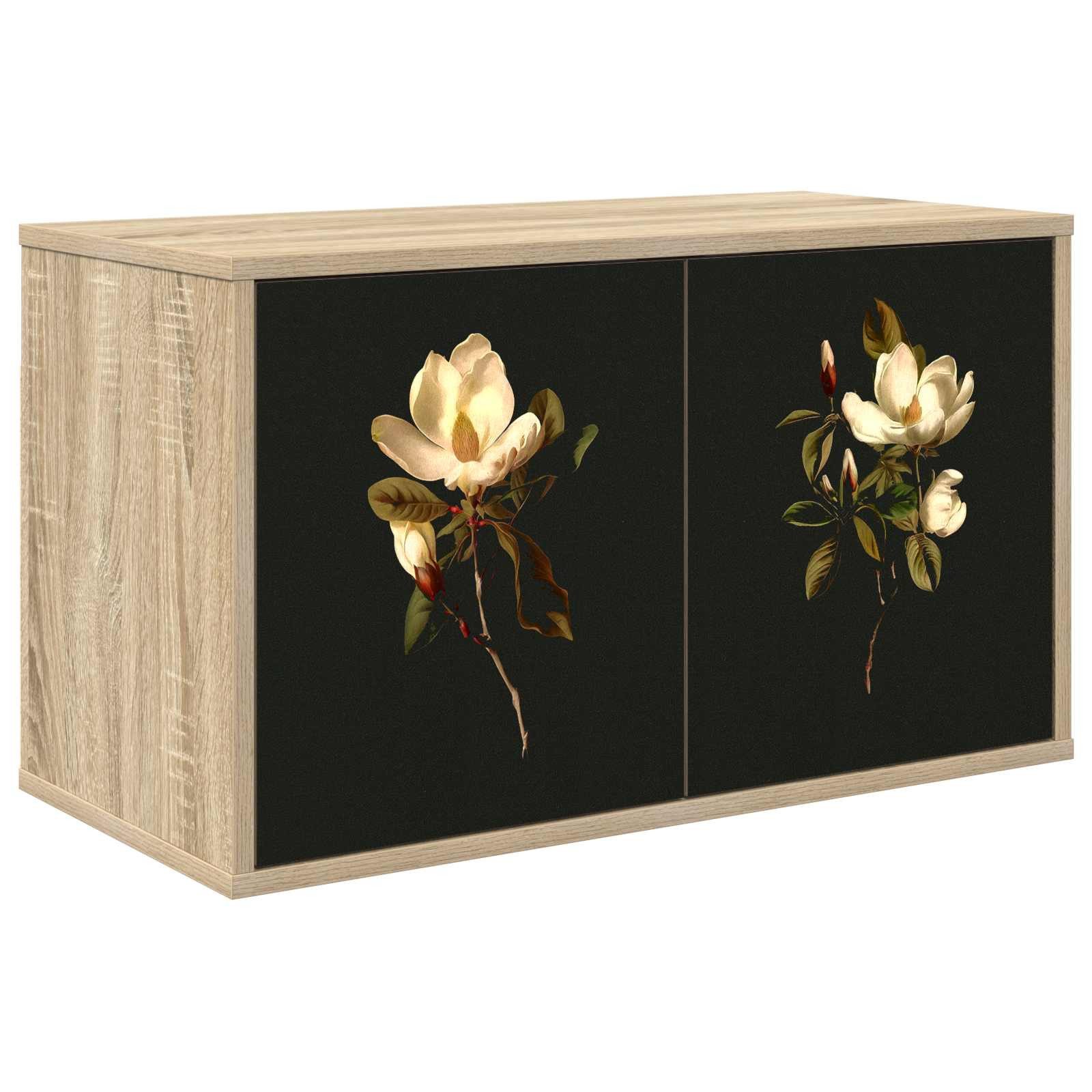 vidaXL TV-Schrank Wandmontierter TV-Schrank BREMEN 69 x 33 x 40 cm Sonoma-Eiche (1-St)