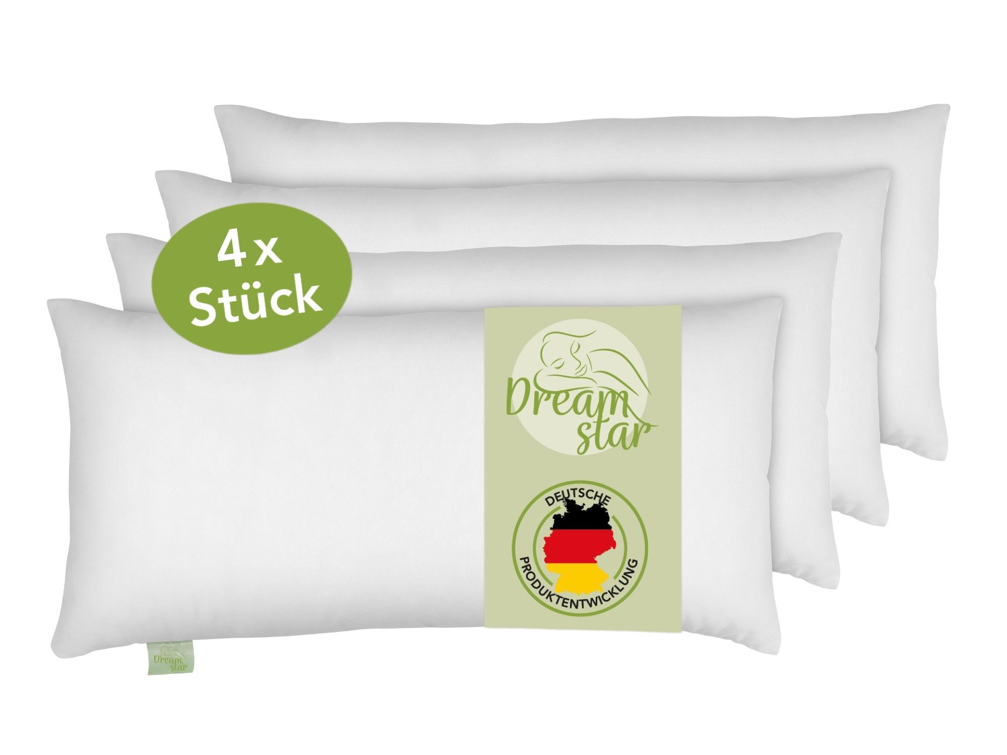 Dreamstar Microfaserkissen Eco, Kopfkissen in verschiedenen günstig online kaufen