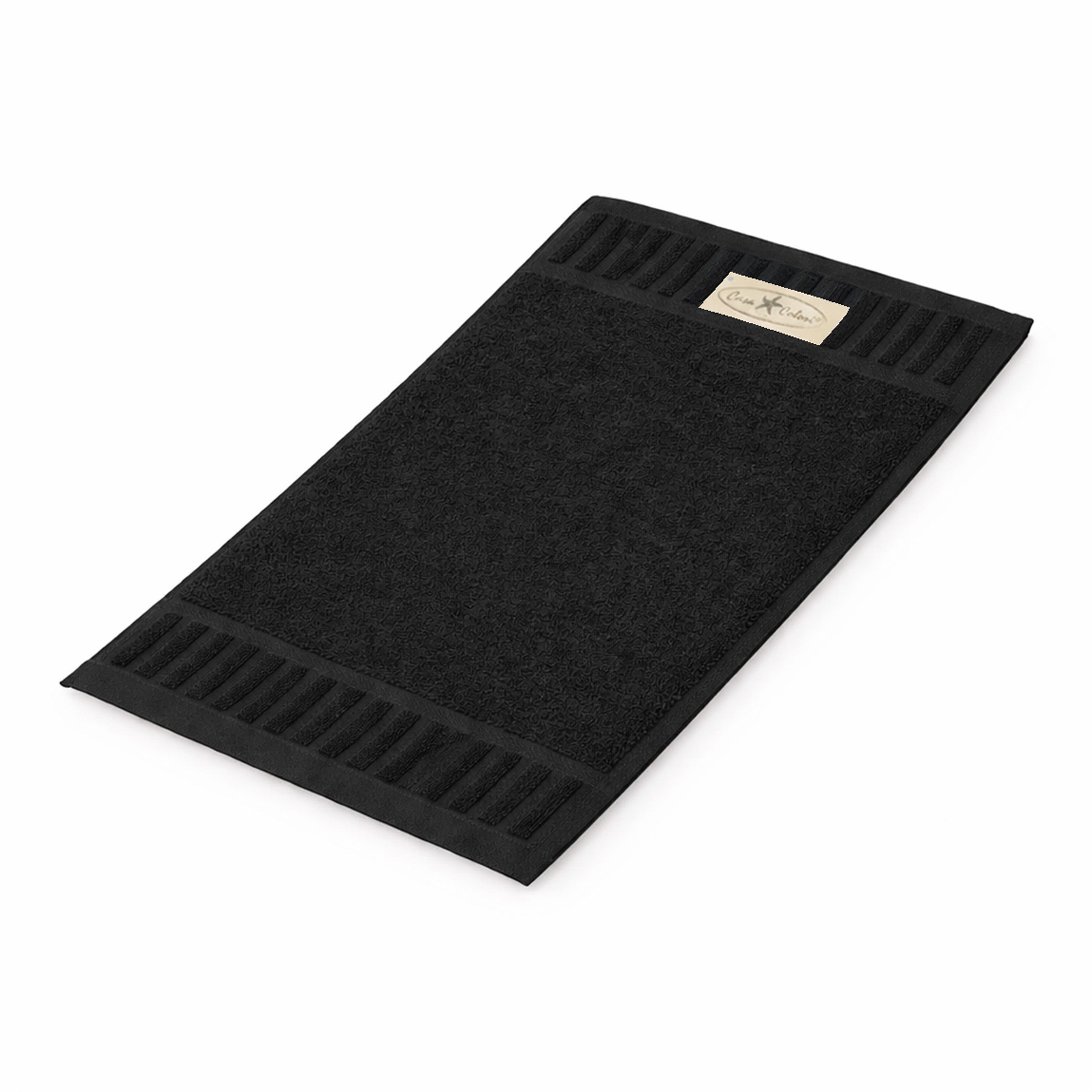 Casa Colori Gästehandtuch Uni, Frottier (1-St), Hohe Farbbrillanz, Einfache Pflege