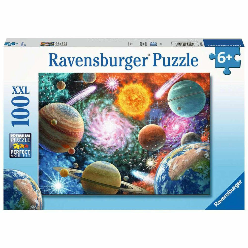 XXL, Puzzle Planeten 100 Puzzleteile 100 und Sterne Teile Ravensburger