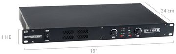 Pronomic P-152E MKII Endstufe 1HE Audioverstärker (Anzahl Kanäle: 2, 300 W, geeignet für Monitor-Betrieb oder Studio/HiFi)