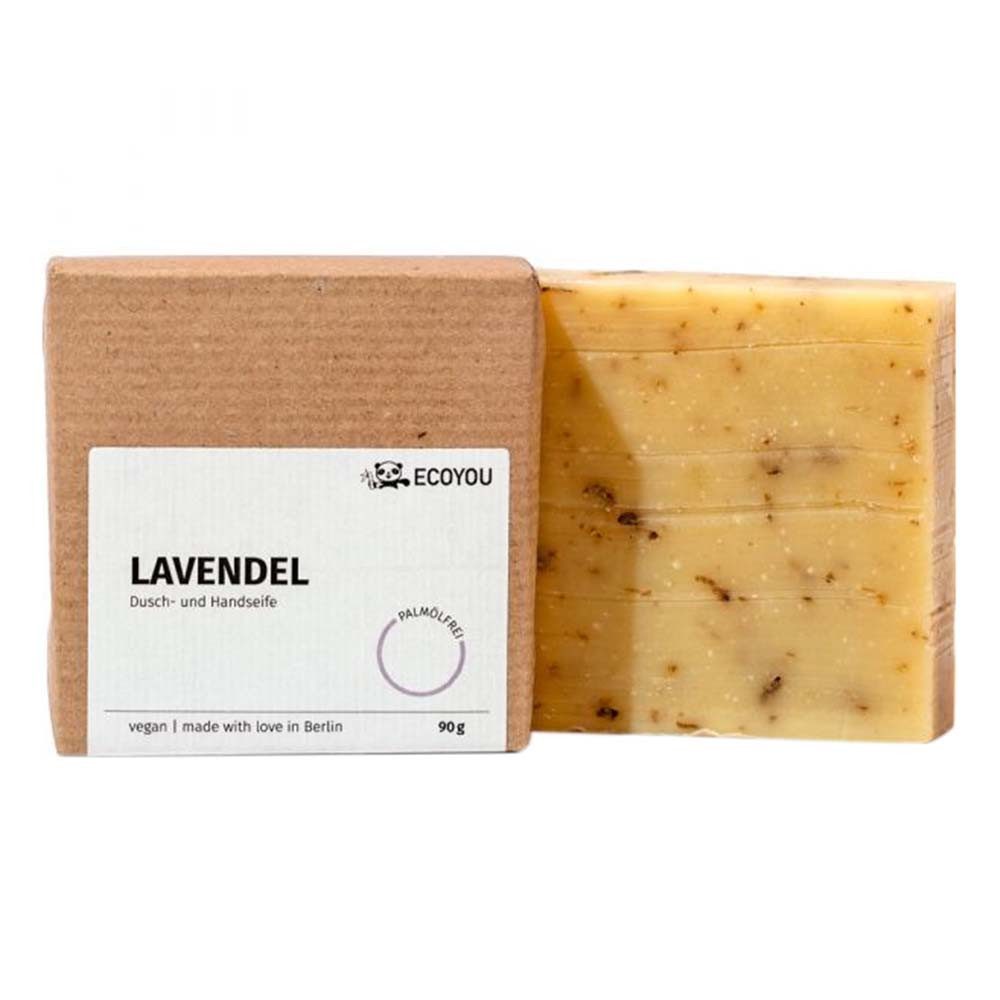 EcoYou Feste Duschseife Dusch- & Rasierseife - Lavendel 90g
