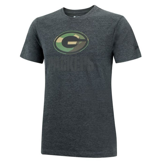 New Era Print-Shirt New Era NFL GREEN BAY PACKERS Camo Logo T-Shirt -Graphite-