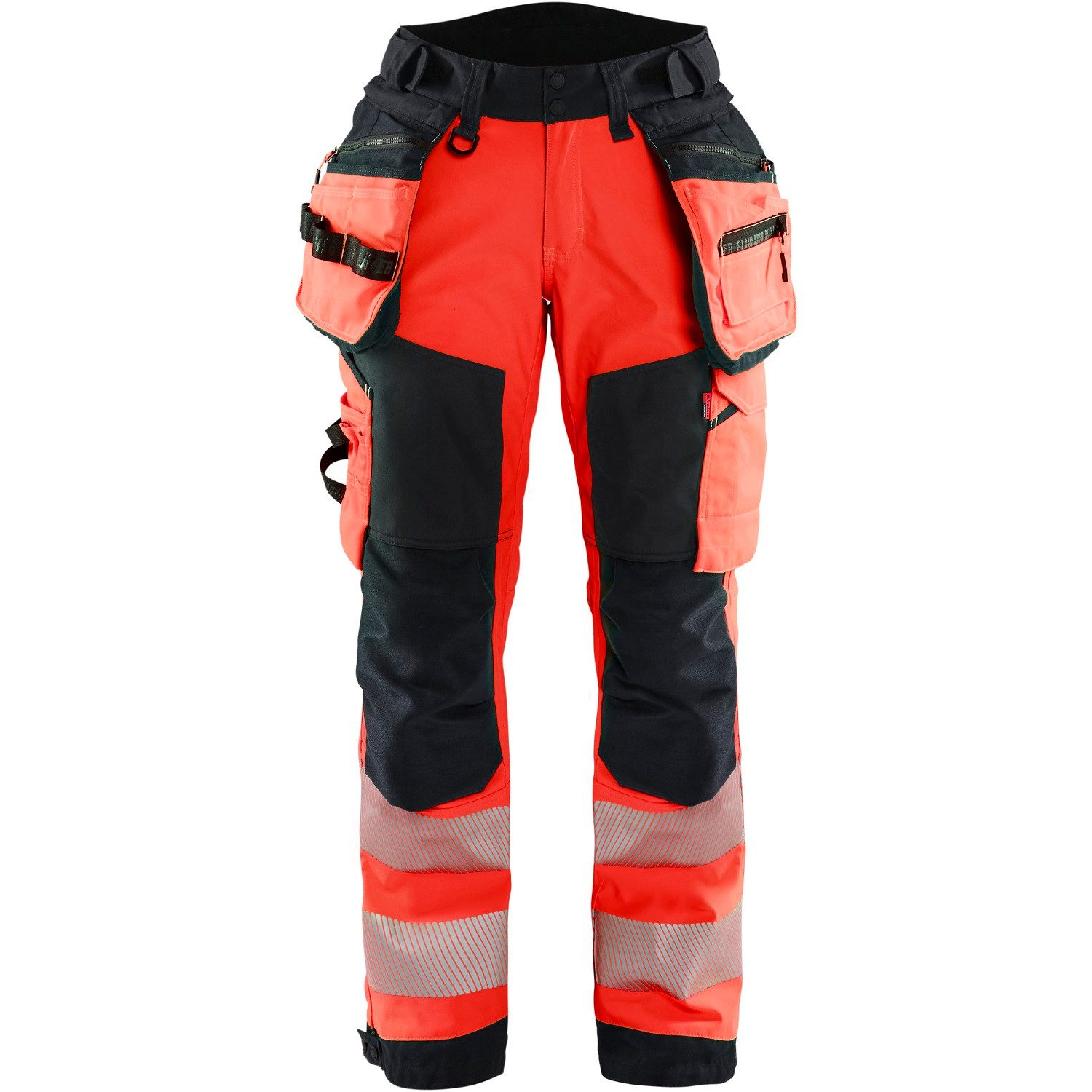 Bläkläder Arbeitshose Damen Warnschutz Softshell Handwerkerhose "7118" Kl. 2
