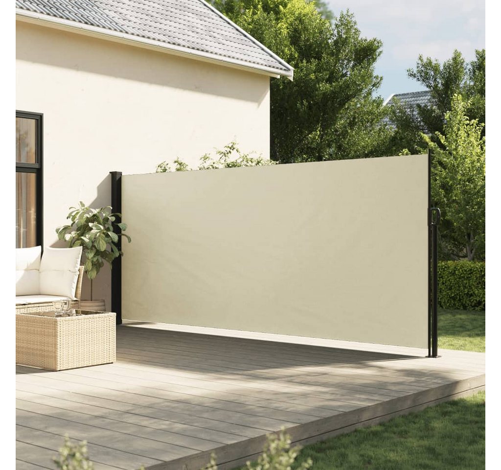 Thumbnail - vidaXL Seitenmarkise Sichtschutz Windschutz Ausziehbar Creme 180x300 cm