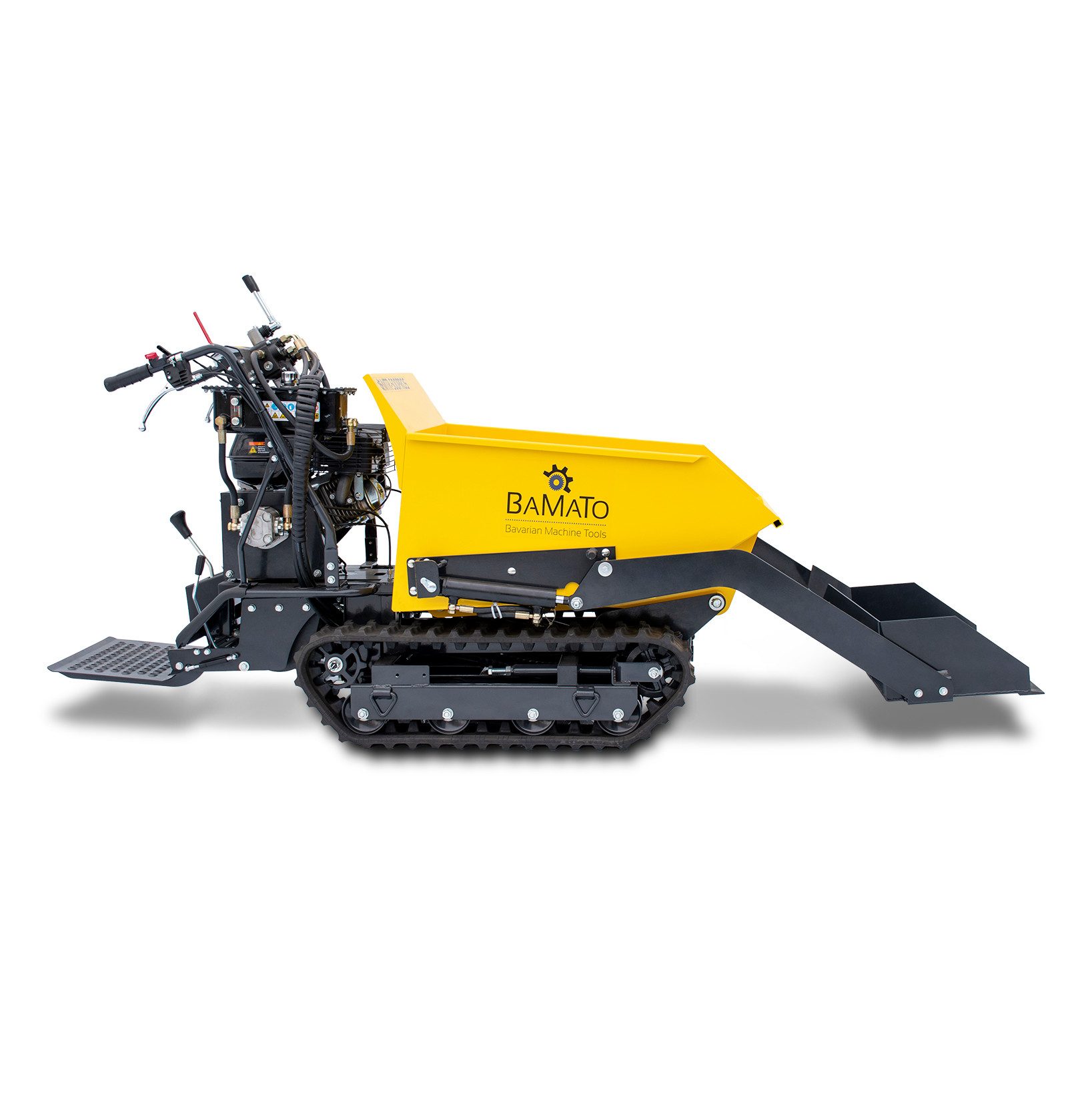 BAMATO Motorschubkarre MTR-500PROS, 215 l, 1-tlg., Minidumper, Raupendumper, Dumper