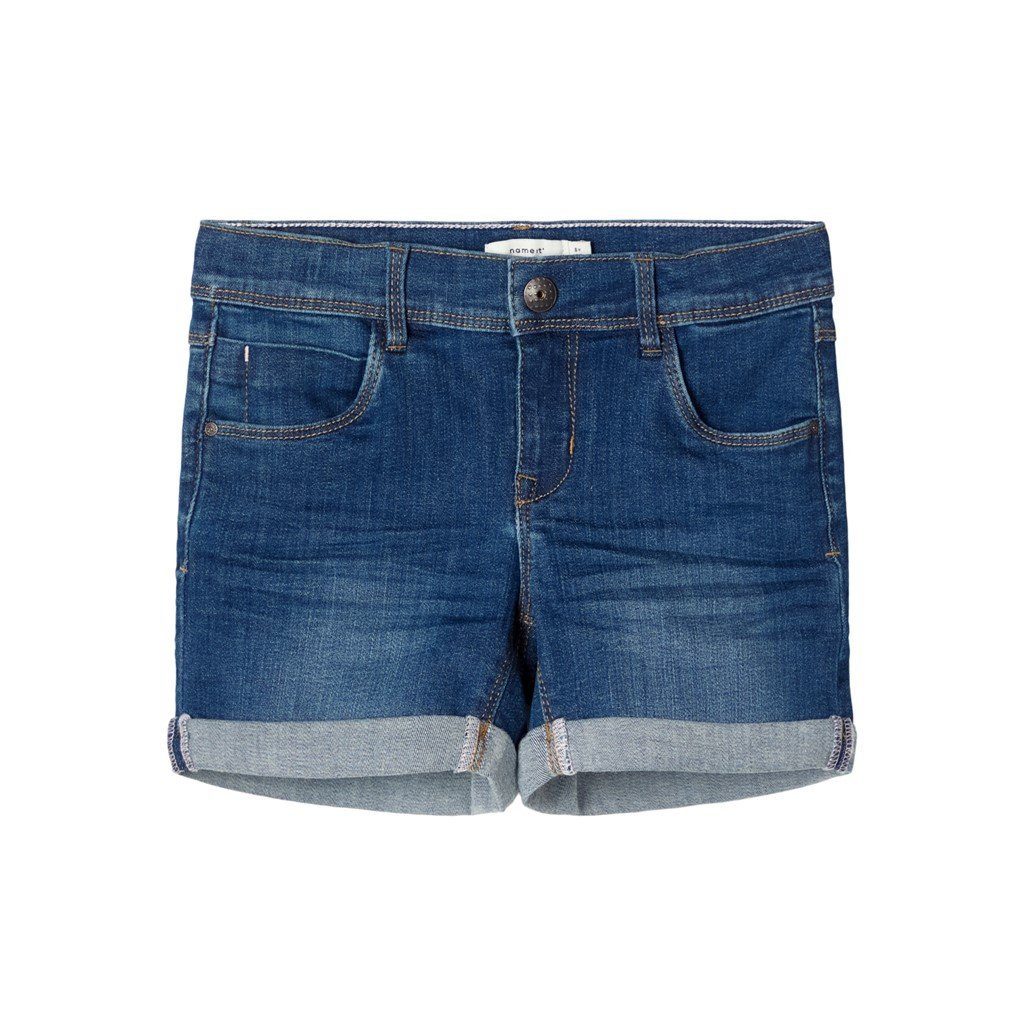 Name It Jeansshorts Name It Mädchen bequeme Slim Fit Jeanshose kurz