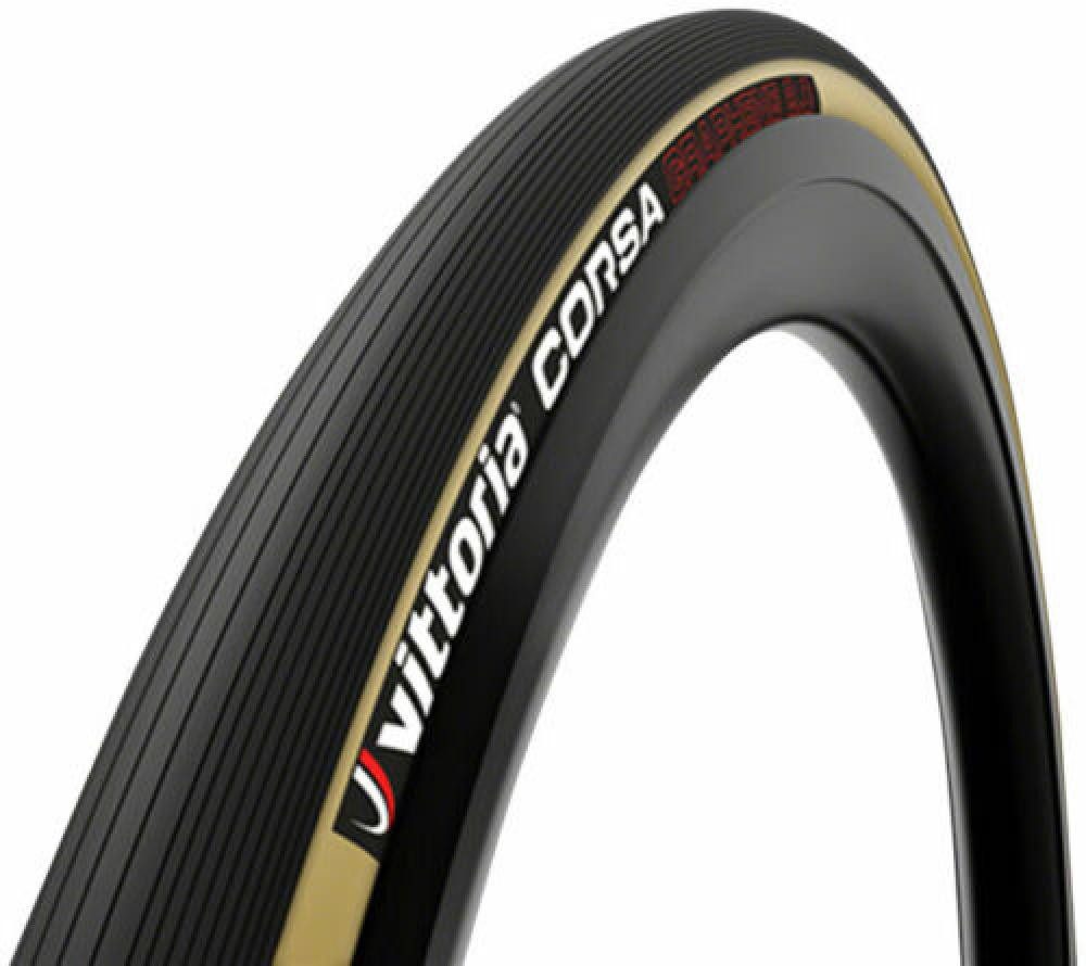 Vittoria Fahrradreifen Vittoria Reifen Corsa 28x1.25 Zoll 32-622 schwarz/creme faltbar