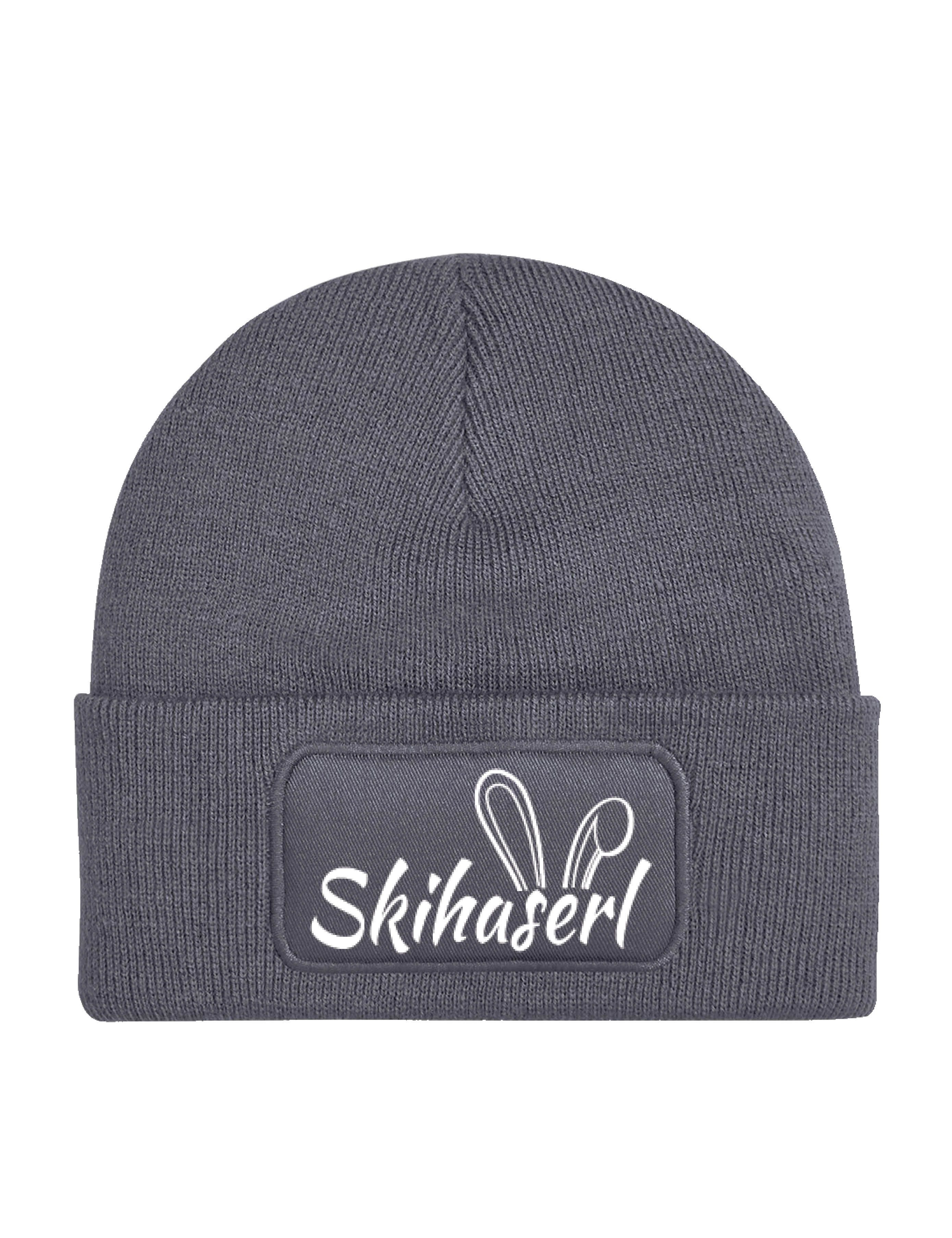 Beanie Unisex ⁠Skihaserl Beanie Mütze für Damen und Herren Geschenk Statement