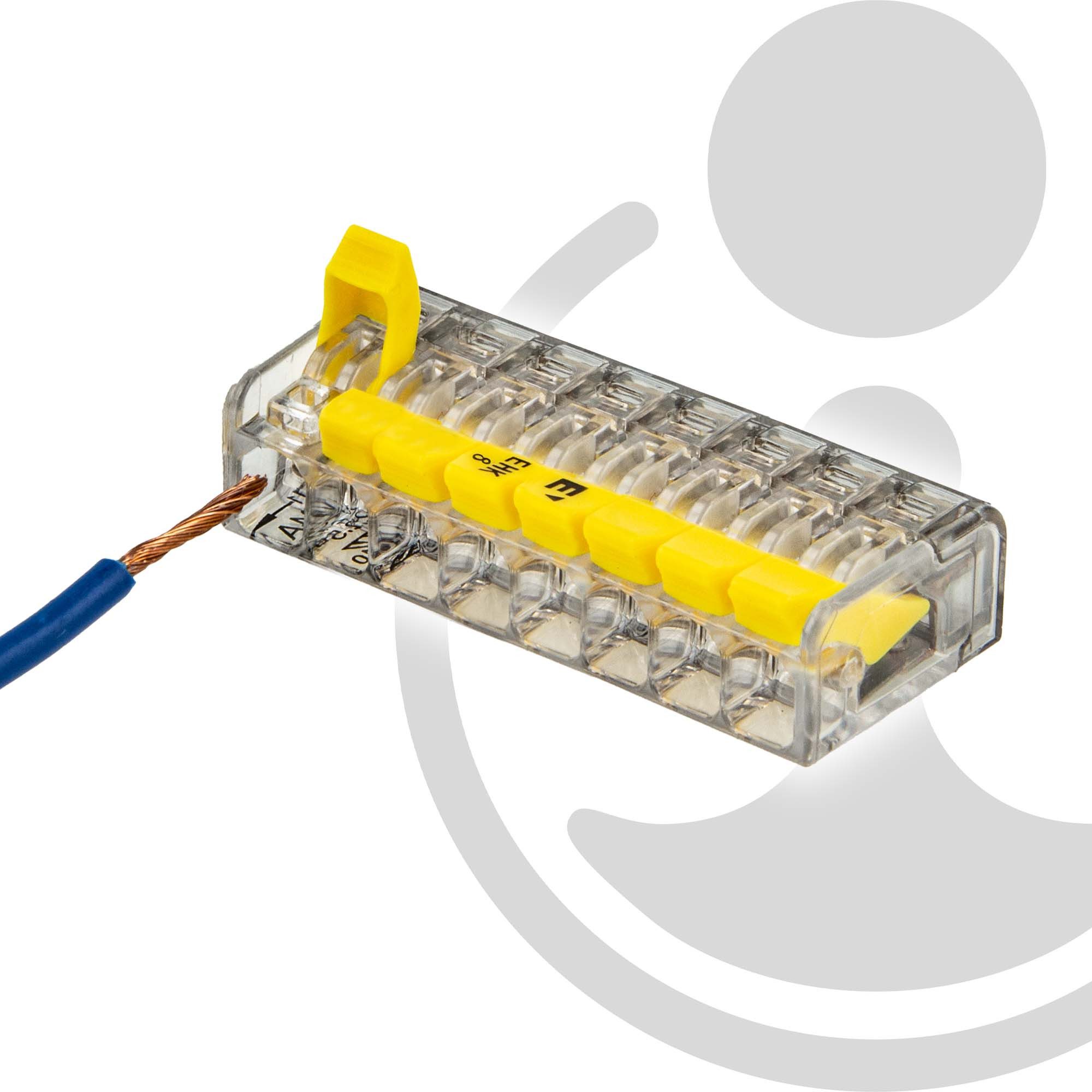 ELTROPA Klemmen Steckklemme (10 Stück)- für 8 flexible & Massivleiter 0,2 bis 2,5 mm²