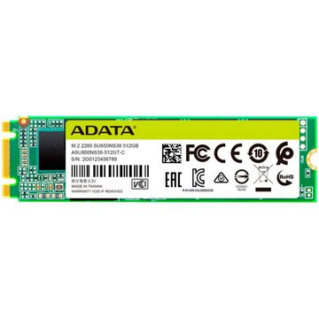ADATA Ultimate SU650 M.2 256 GB SSD-Festplatte (256 GB) Steckkarte"