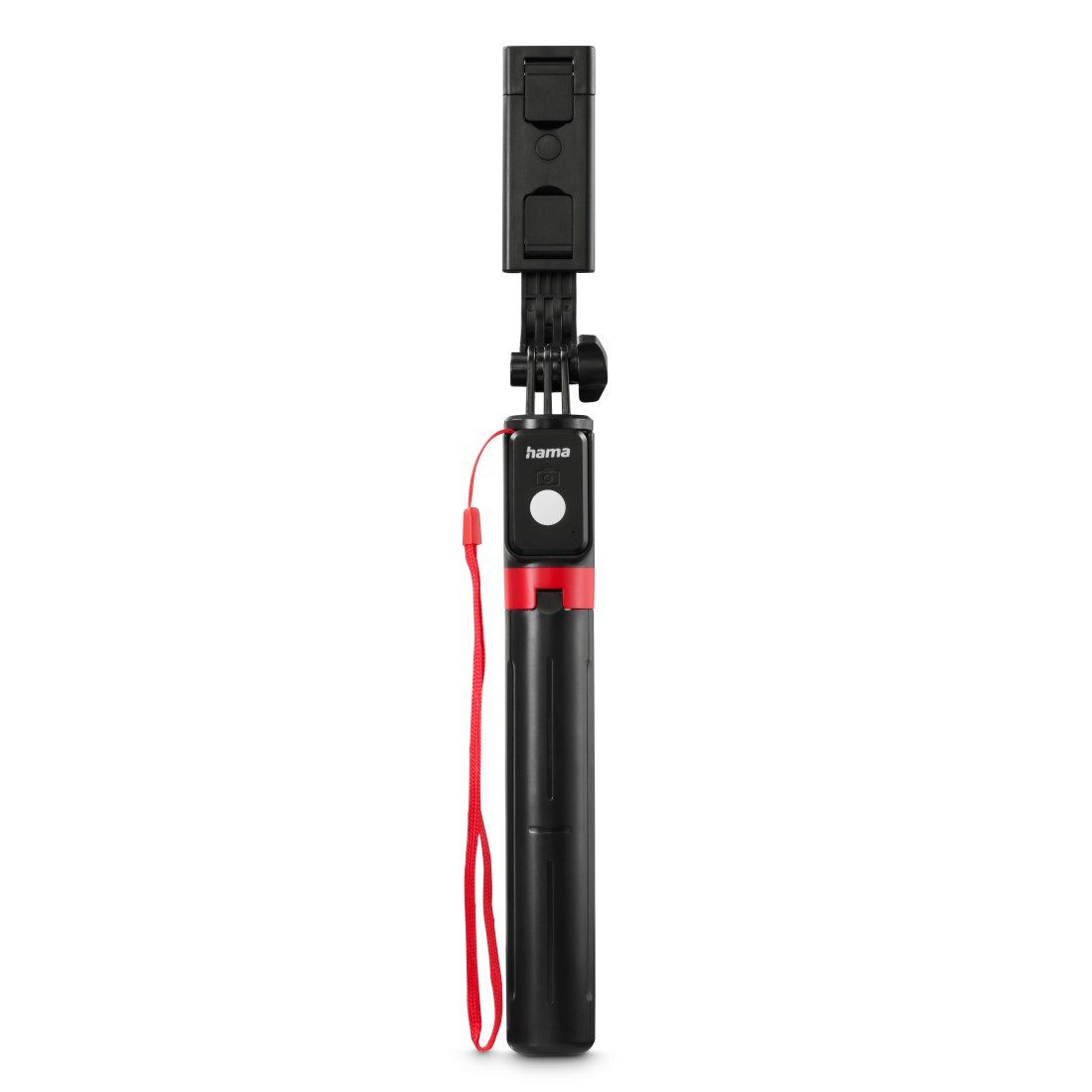 Hama Selfie-Stick Handy-Stativ mit Fernbedienung 30-110cm (3in1 Handy Selfie-Stick groß), Universal für Smartphone, ultraleicht, Teleskopstange, Bluetooth