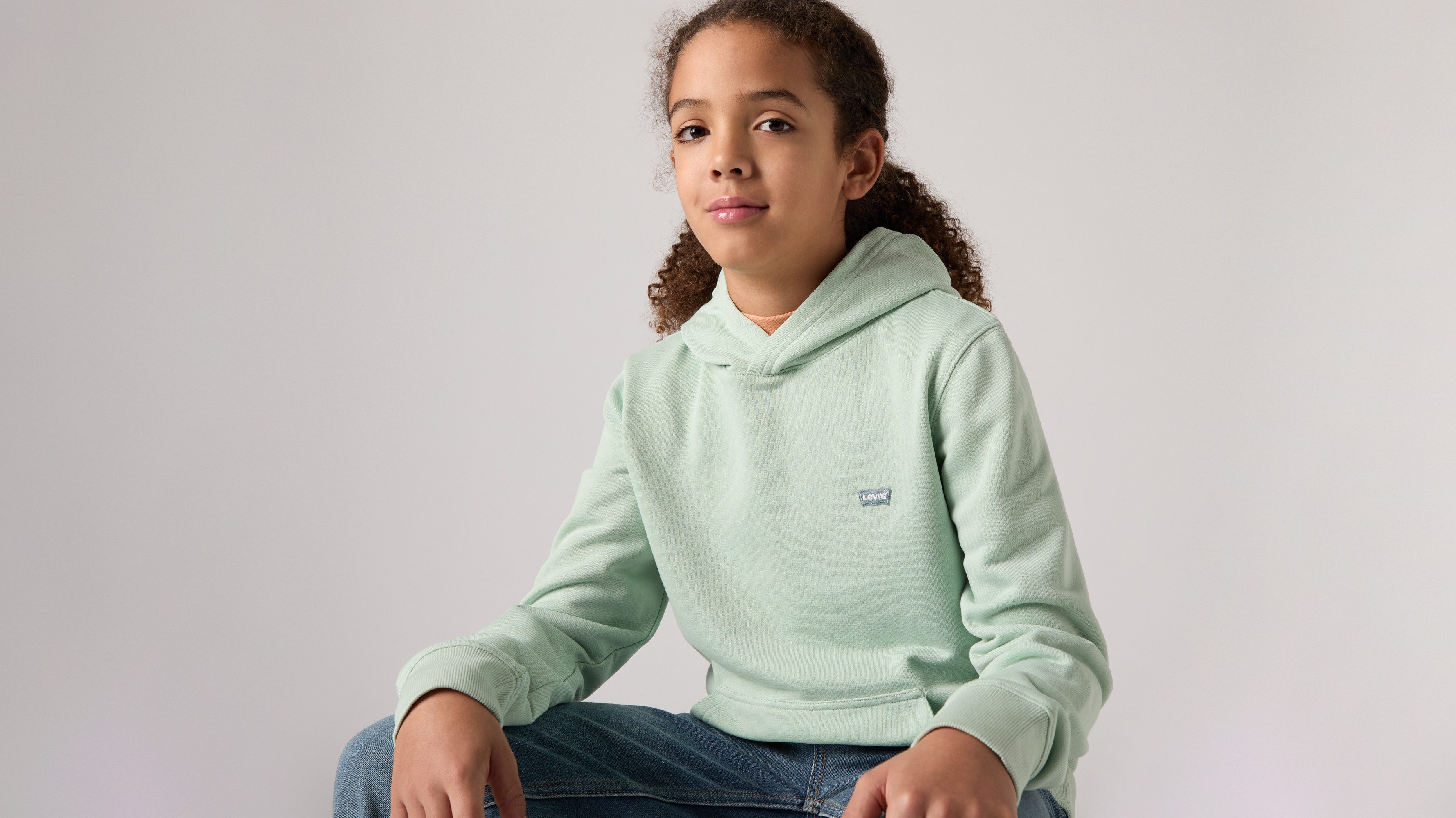 Levi's® Kids Hoodie LVB MINI BATWING PULL OVER HOO for BOYS