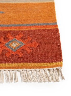 Teppich Zohra, benuta, rechteckig, Höhe: 5 mm, Kunstfaser, Berber, Ethno-Style, Wohnzimmer