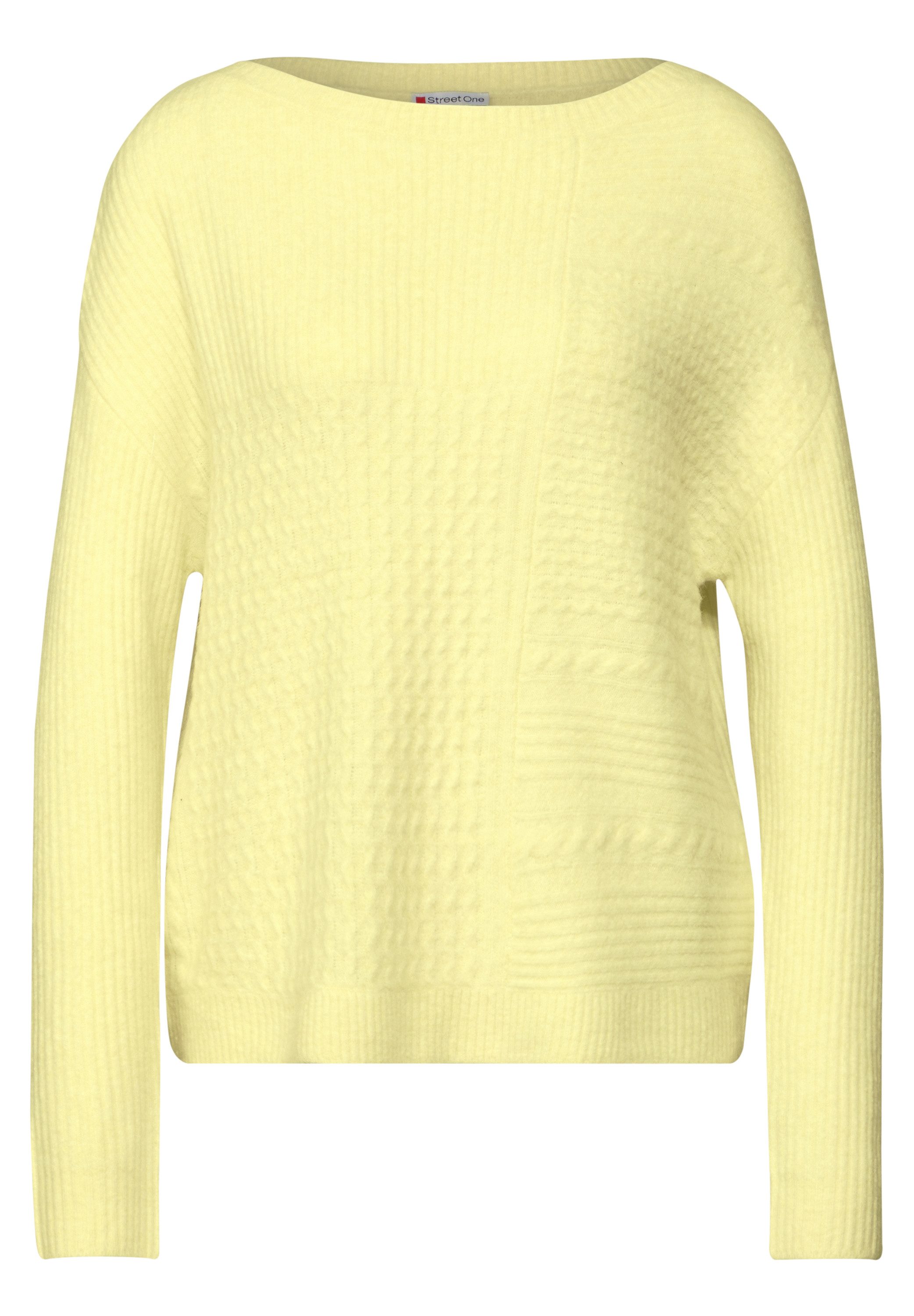 STREET ONE Strickpullover mit U-Boot-Ausschnitt