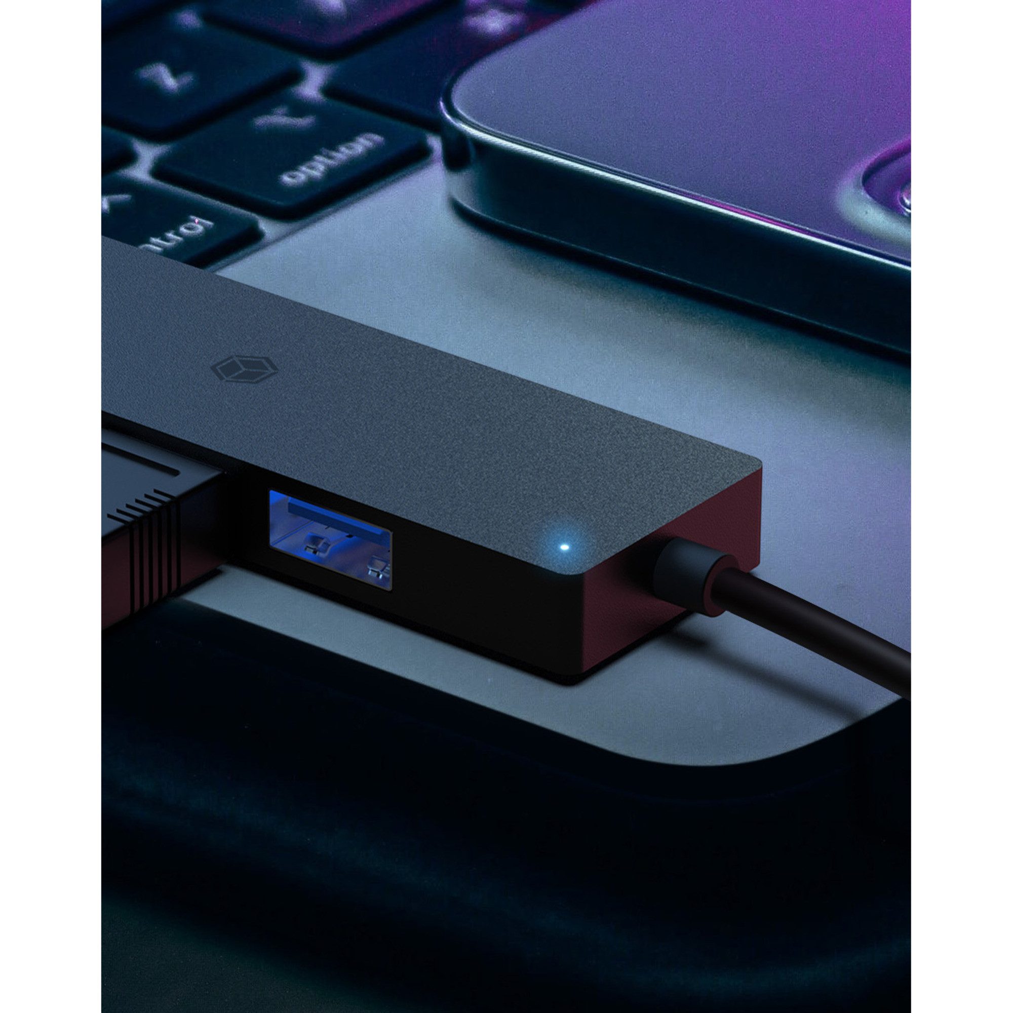 ICY BOX Laptop-Dockingstation ICY BOX IB-HUB1424-C3, USB-Hub