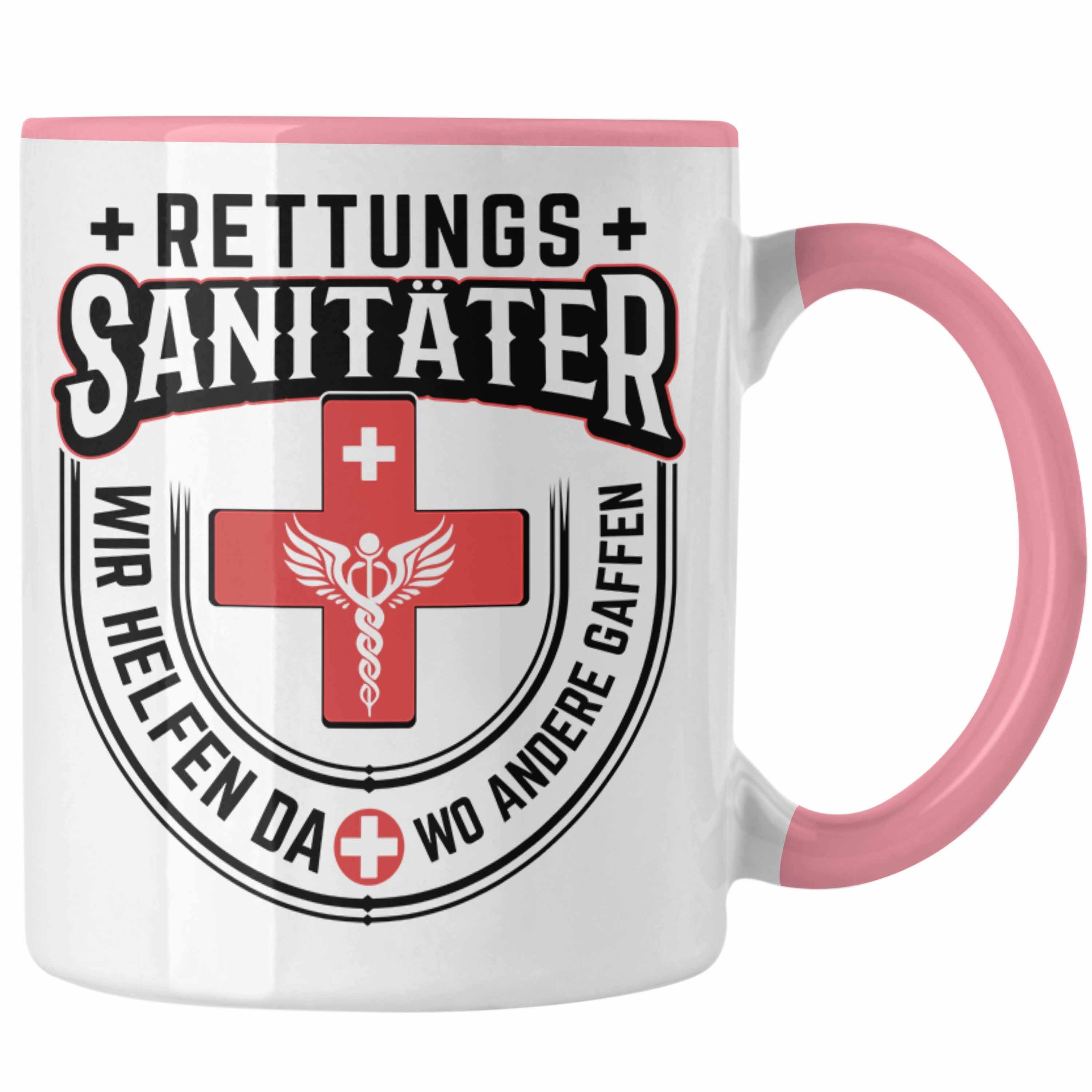 Lustige Krankenschwester Tasse | Geschenkidee Mit Spruch „Die Nicht Saufen“ | Rosa, Spülmaschinenfest