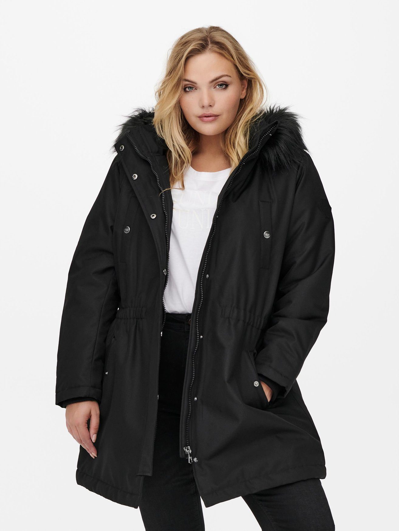 ONLY CARMAKOMA Winterjacke Parka Mantel Winter günstig online kaufen