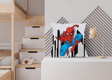 JACK Dekokissen 40x40cm Spider-Man inkl. Füllung Marvel Disney, Superheld, kuschelig weiche Qualität