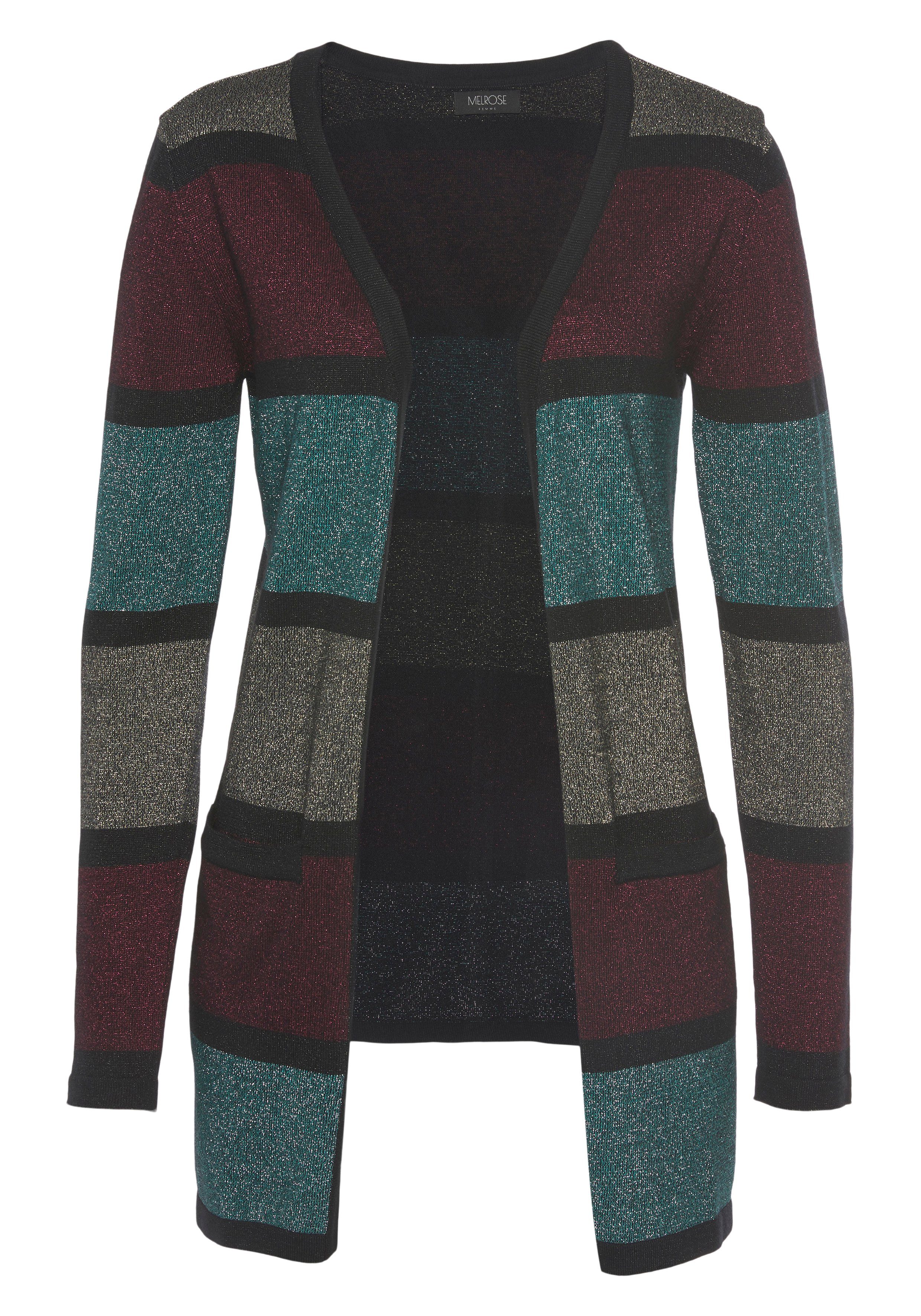 Longstrickjacke