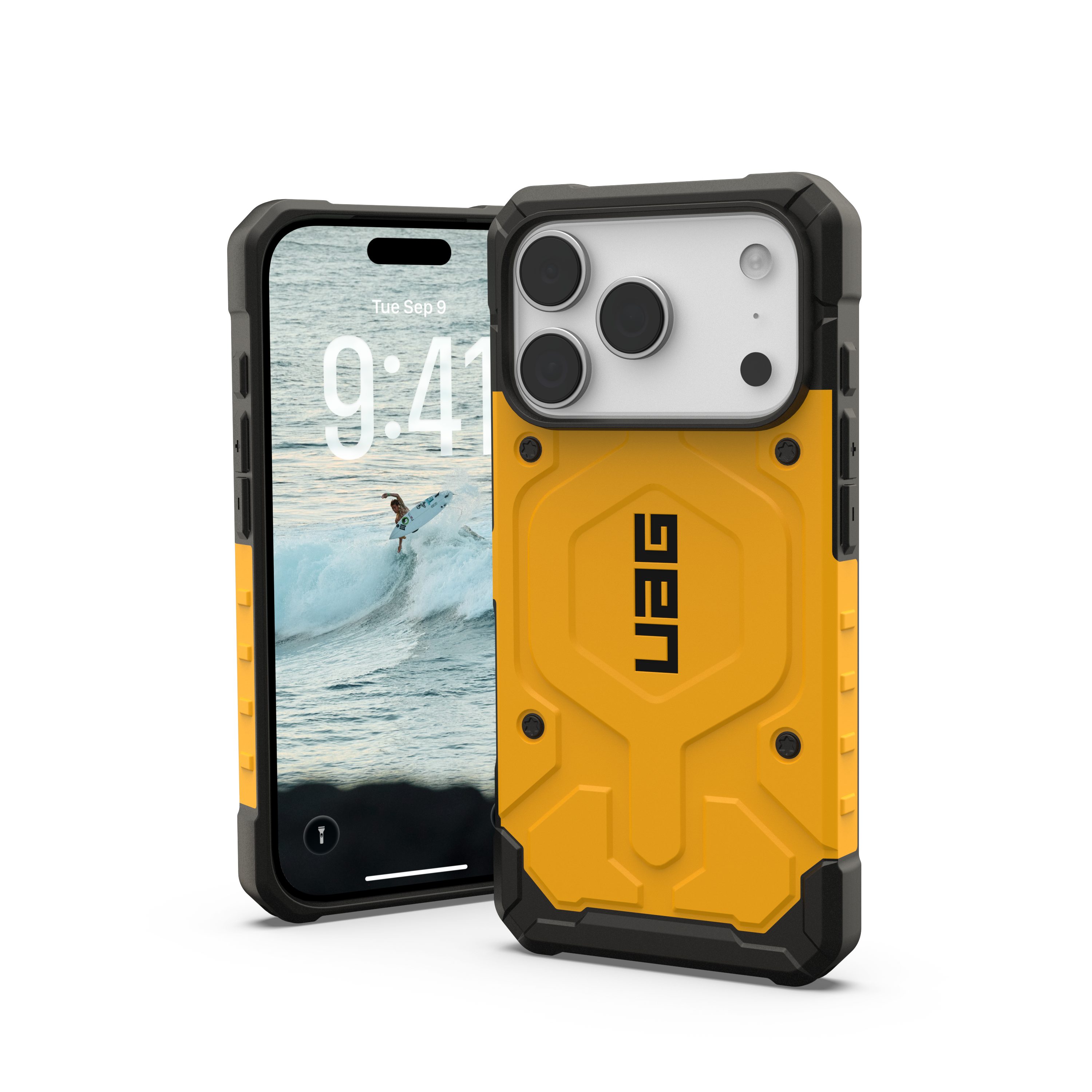 Urban Armor Gear Smartphone-Hülle Pathfinder - iPhone 17 Pro MagSafe Hülle, [Starker Magnetring, Fallschutz nach Militärstandard]