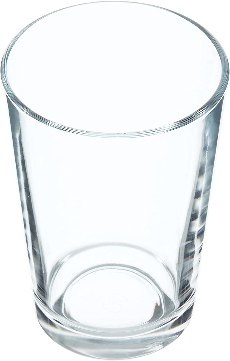 Pasabahce Glas Wasserglas Set 6 Teilig 52052 Glas 6 Personen Spülmaschinengeeignet Trinkglas Gläser Set Küche Becher Transparent 205ml