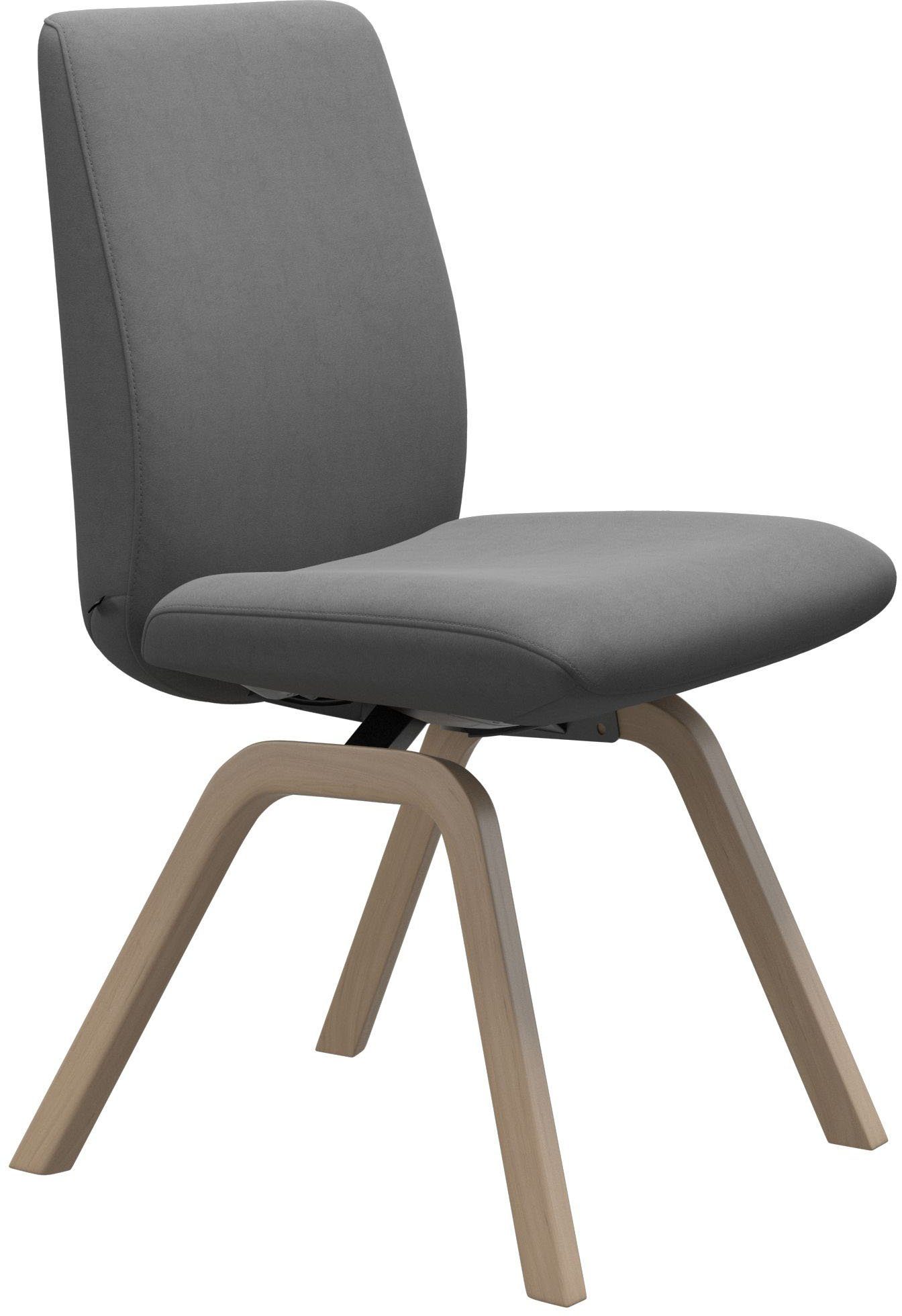 Stressless® Polsterstuhl Laurel, Low Back, Größe L, mit schräggestellten Beinen in Eiche natur
