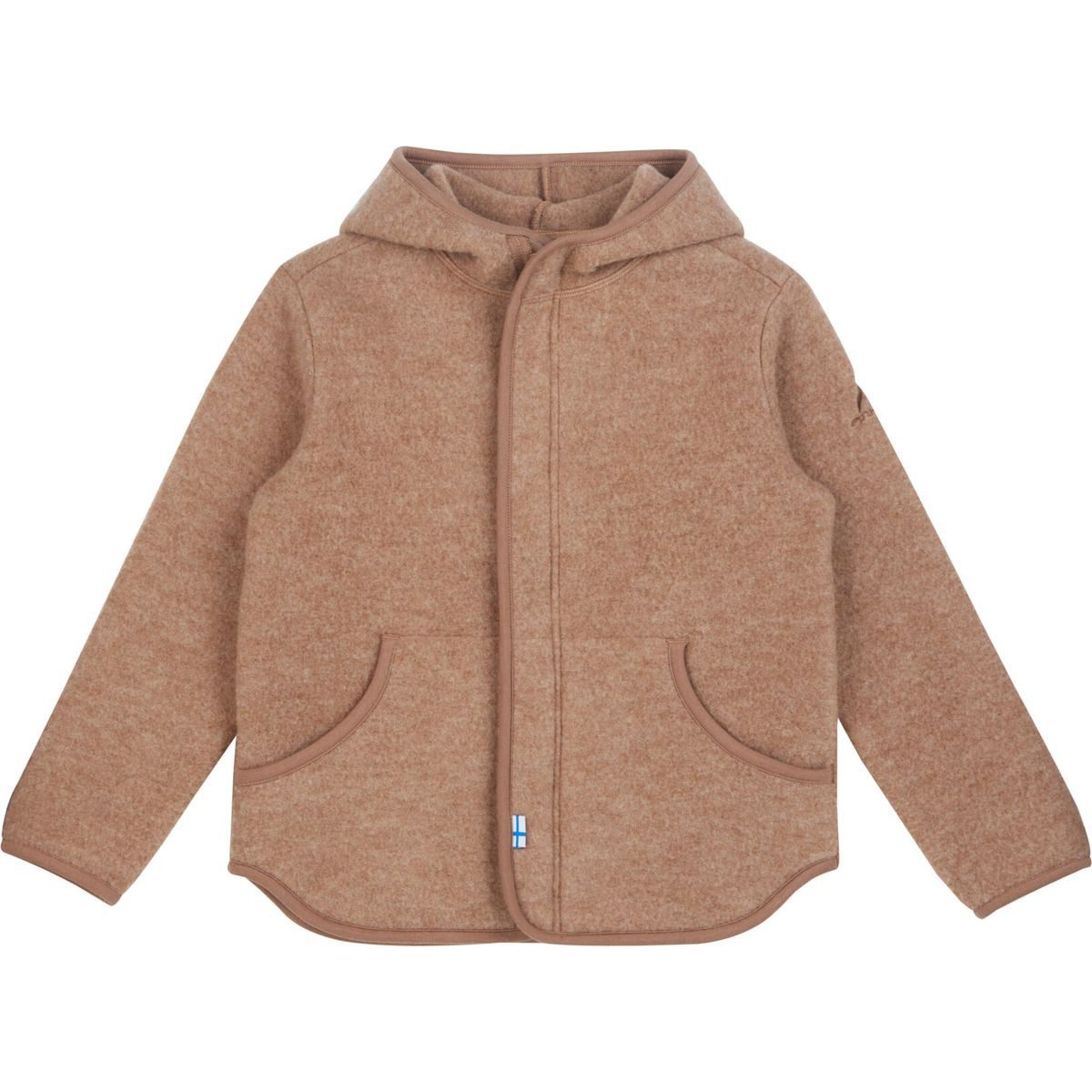 Finkid Outdoorjacke Luonteva Weiche Wollfleecejacke für Kinder, atmungsaktiv und isolierend, mit